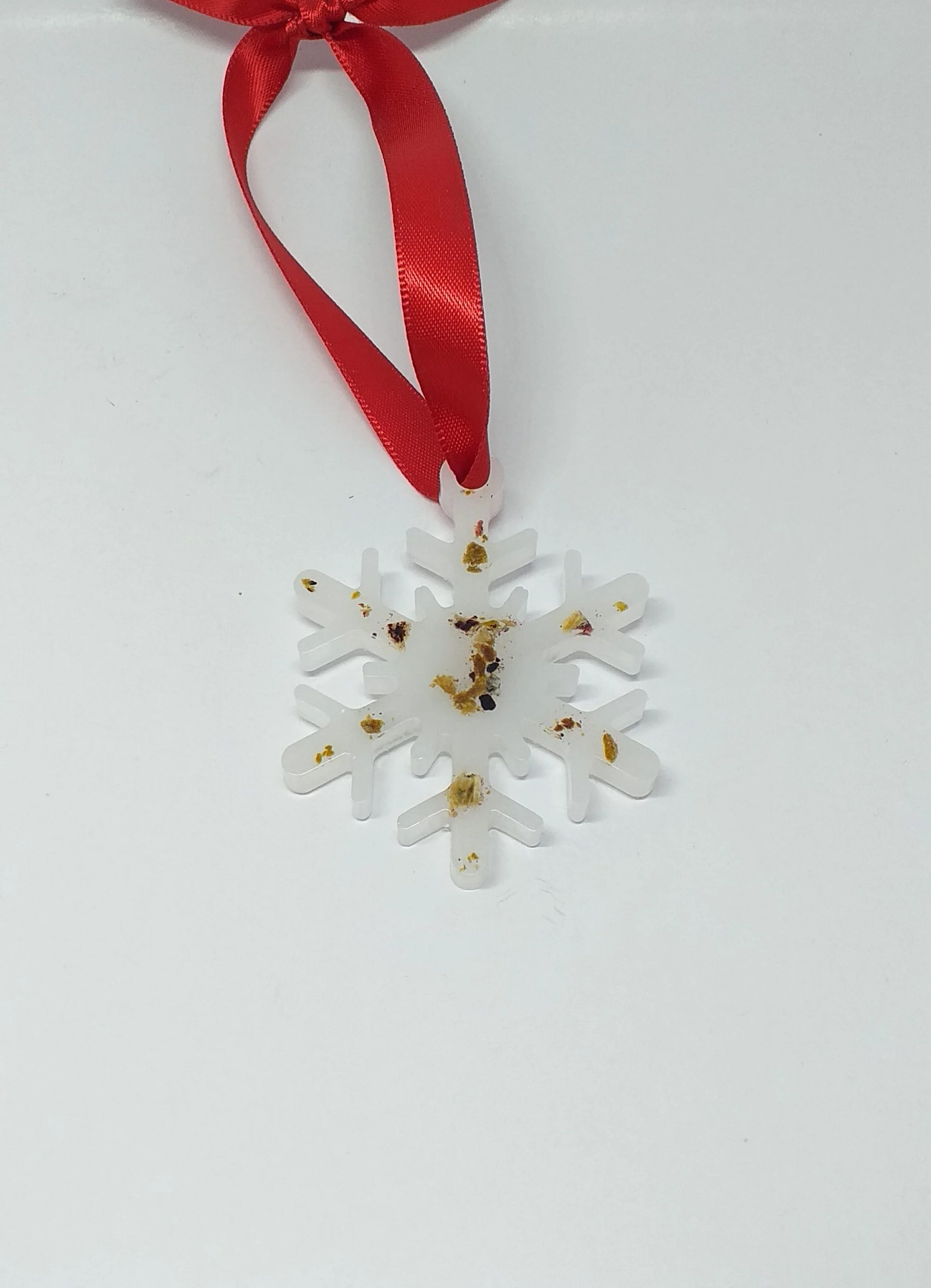 breastmilk and umbilical cord christmas ornament
