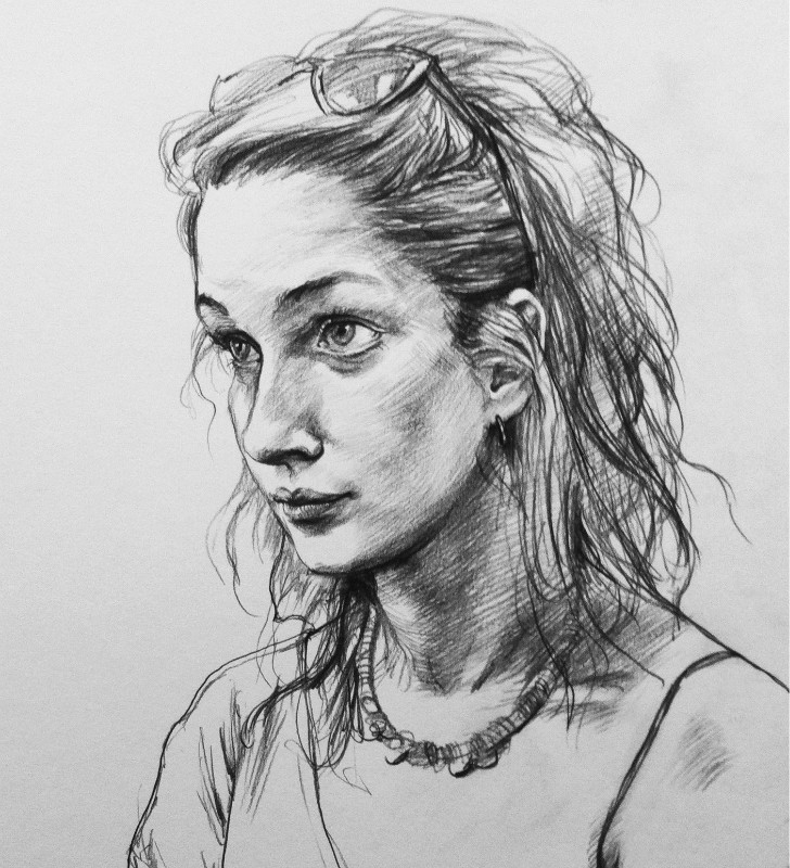 画肖像，做视频 （2013-4-25）