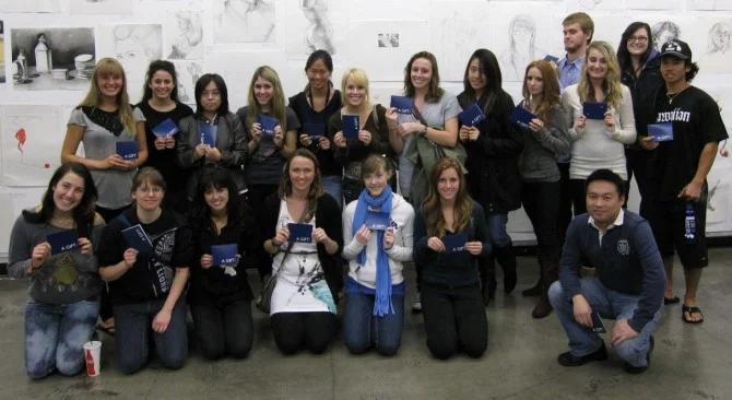 漢至和他的羅耀拉大學學生 Han Dai-Yu and his students at LMU