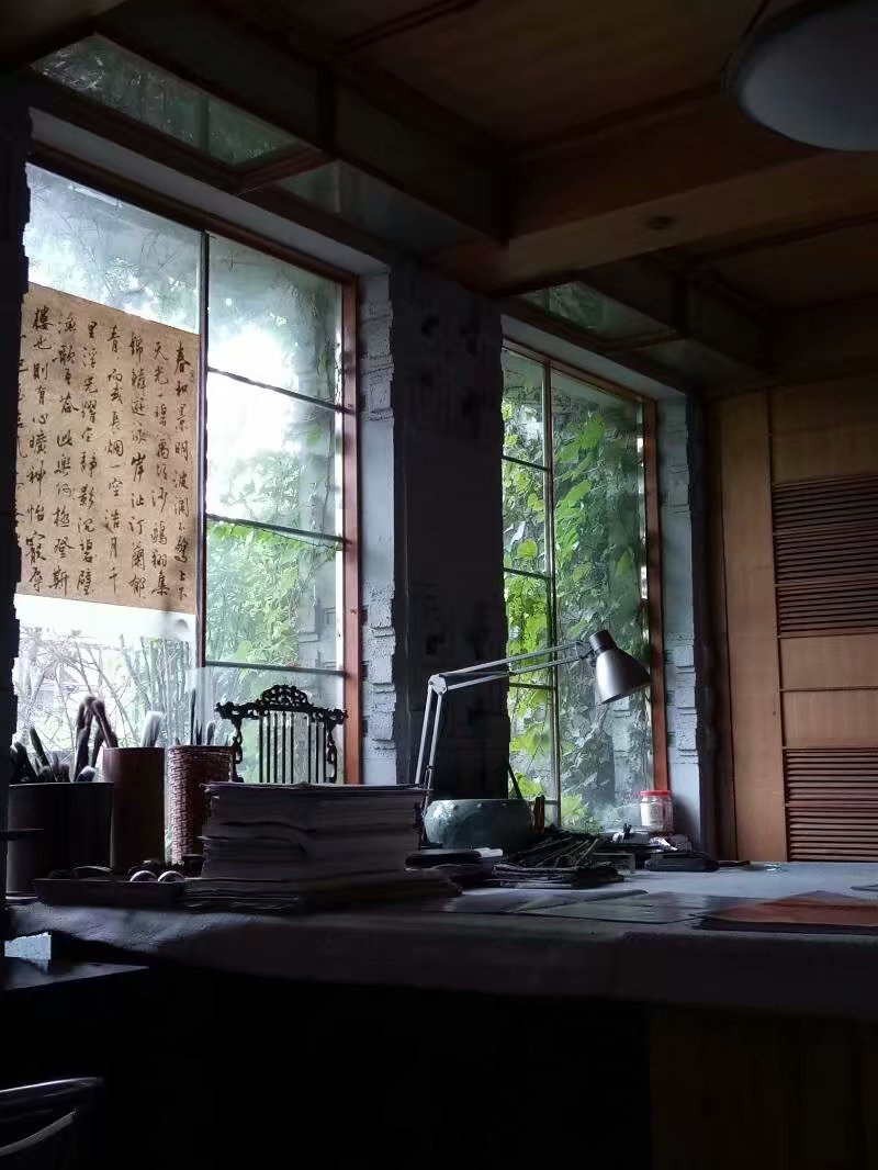 漢至父親在杭州的畫室 Han Dai-Yu’s father’s studio in Hangzhou, China