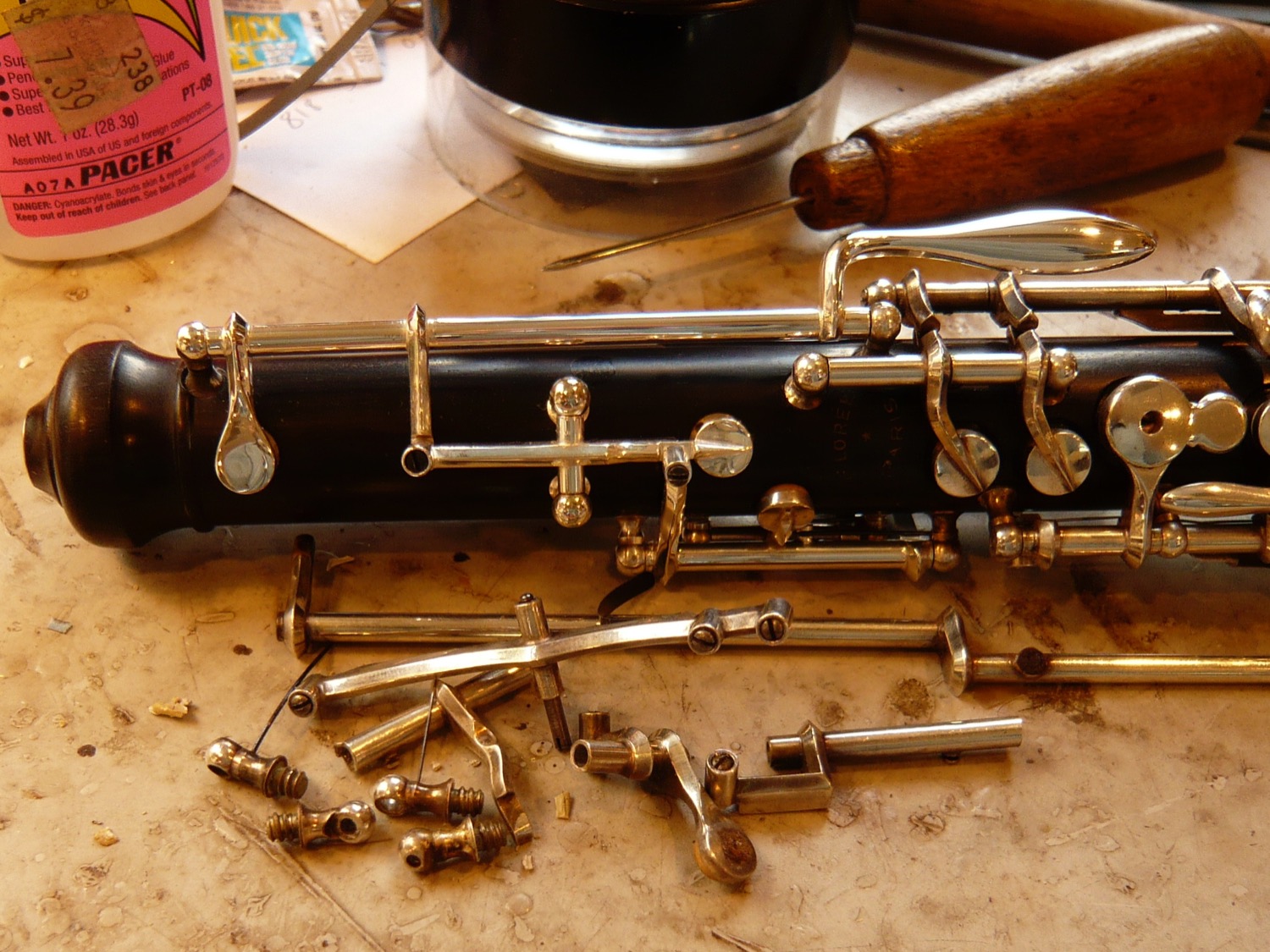 Oboe Automatic octave system conversion — John Peterson woodwind 