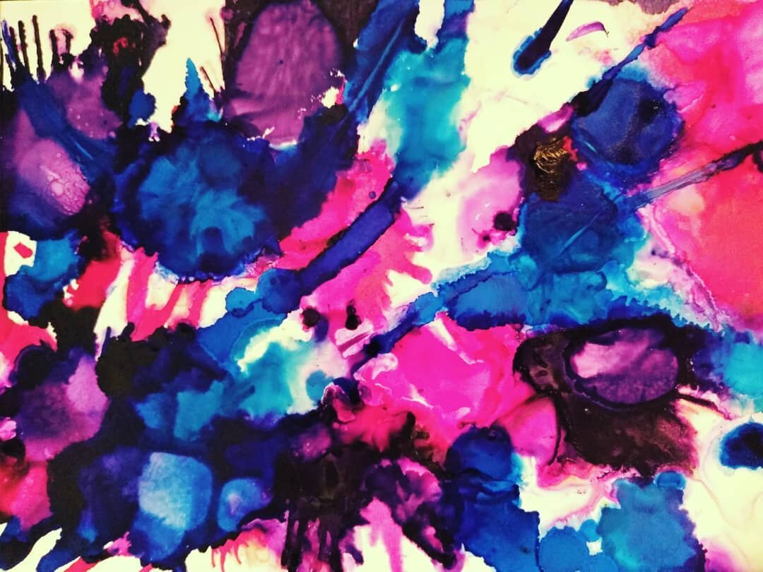 Celebrating reconnection

#alcoholinkart #alcoholink #fireworks #fireworksart #blueart #blueandpink #purpleart #blueandpurple #splash #splashart #celebration #abstractart #abstractartist #portlandartist #pdxartist #colorfulart #celebratory #funartnot