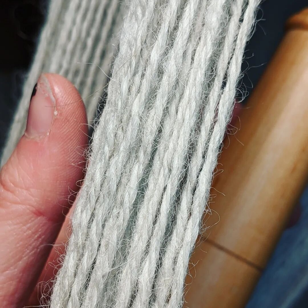 This might not look like much, but it's my thinest 3-ply ever. 

Just a friendly reminder that every skein of yarn prepped from start to finish takes about 24 hours of labor. 

Truly a labor of love. 

Can't wait to dye this up! 

This is alpaca from