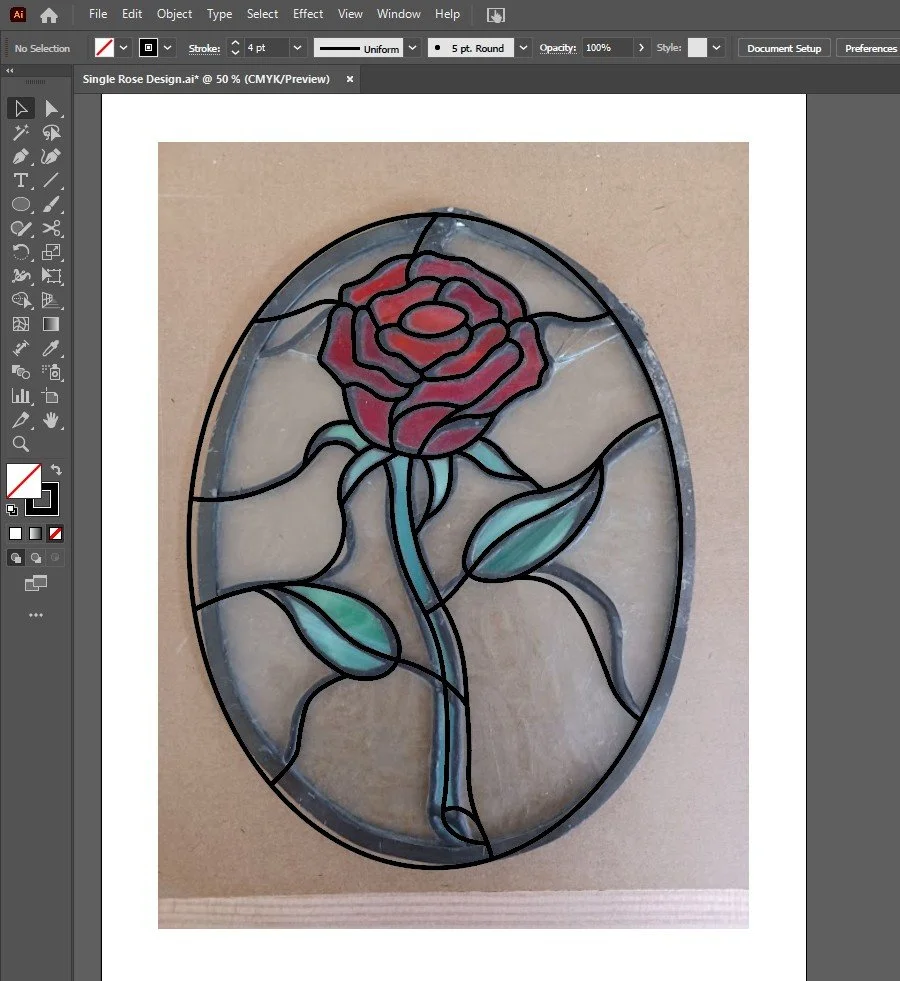 Digital Design: STAINED GLASS PATTERN (3-HOUR WORKSHOP) - Friday Morning 10:00am - 1:00pm (08/08)