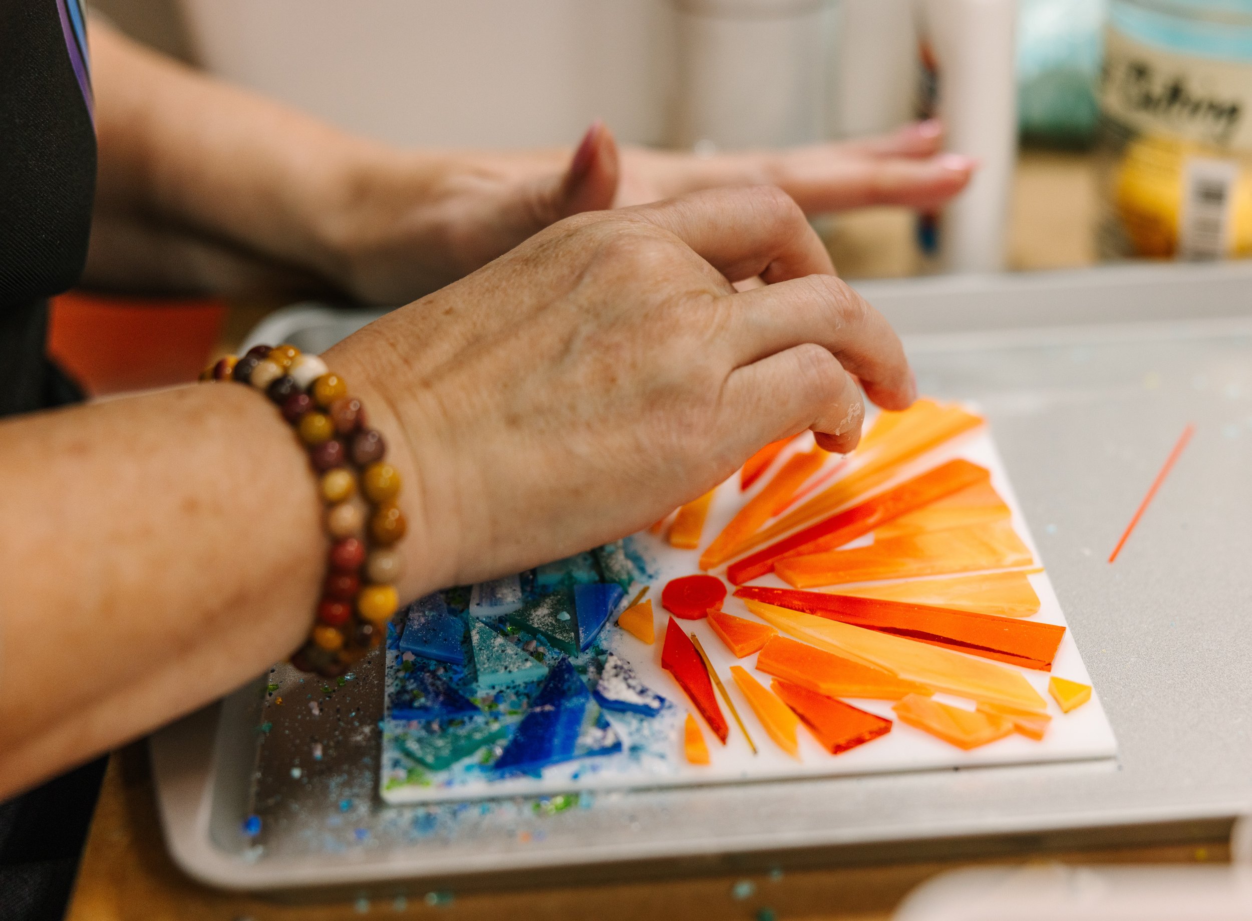 Create Fused Glass Art at Valentines Date Night Workshop