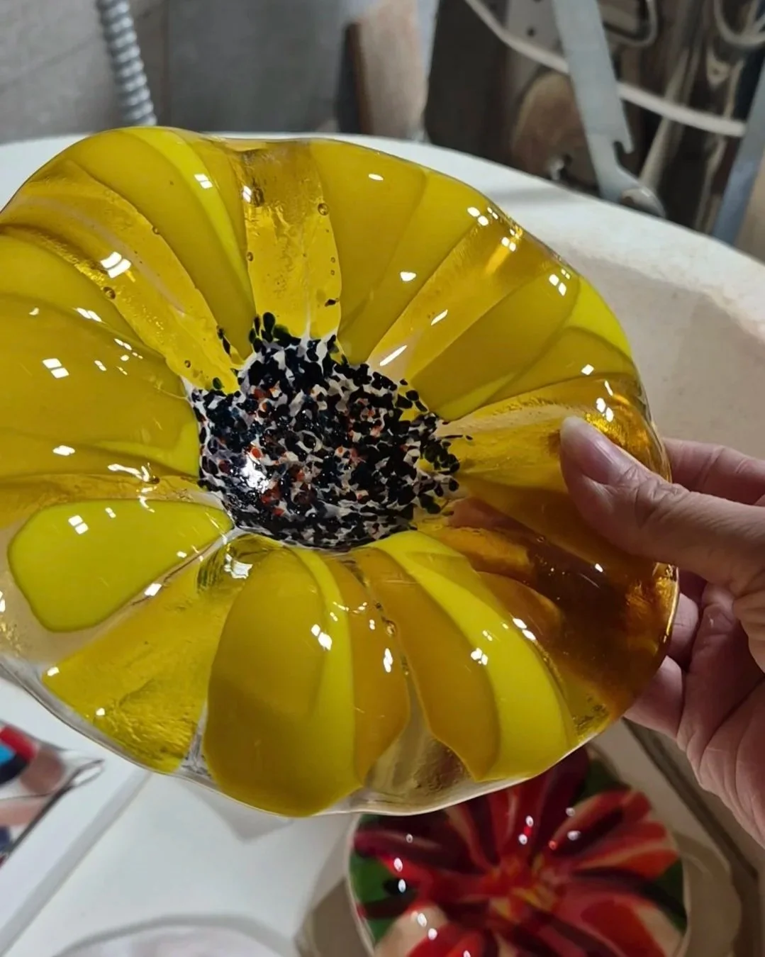 SPRING WORKSHOP: Fused Glass Flowers Wednesday April 15th 1:30pm - 3:30pm