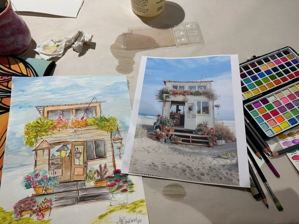 Urban Sketching - 5-Class Series With Ally, Monday Afternoons, 04/20 - 05/18, 3:00pm - 5:00pm