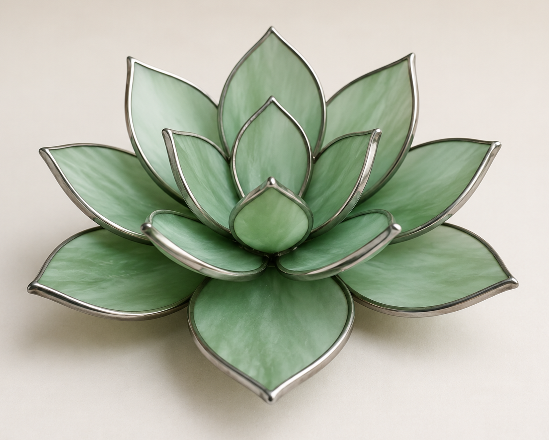 3D Stained Glass Succulent - Sunday, June 28th, 11am-5pm 