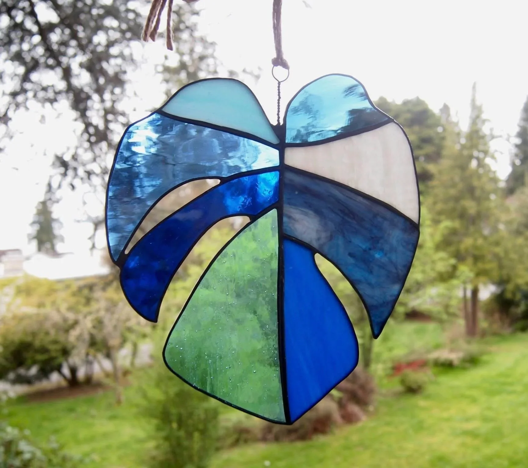 Stained Glass Monstera Leaf - Wednesday, July 22nd, 1pm-6pm