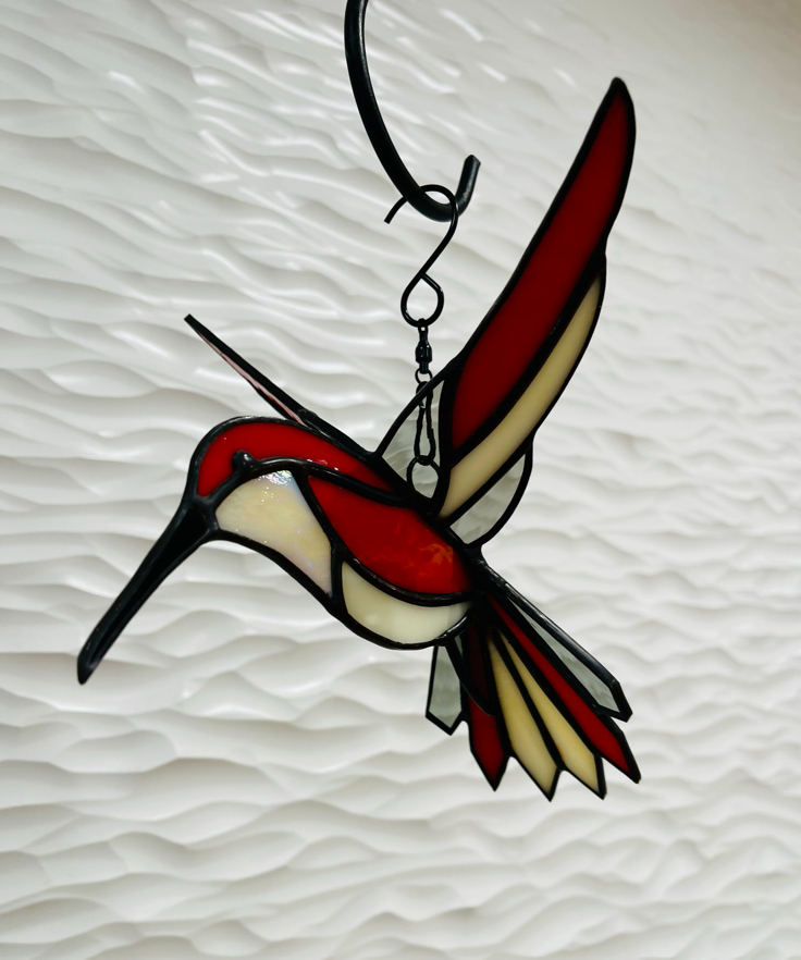 2-DAY WKSP: 3D Stained Glass Hummingbird, Monday and Wednesday - Aug 3rd and 5th, 2pm-6pm