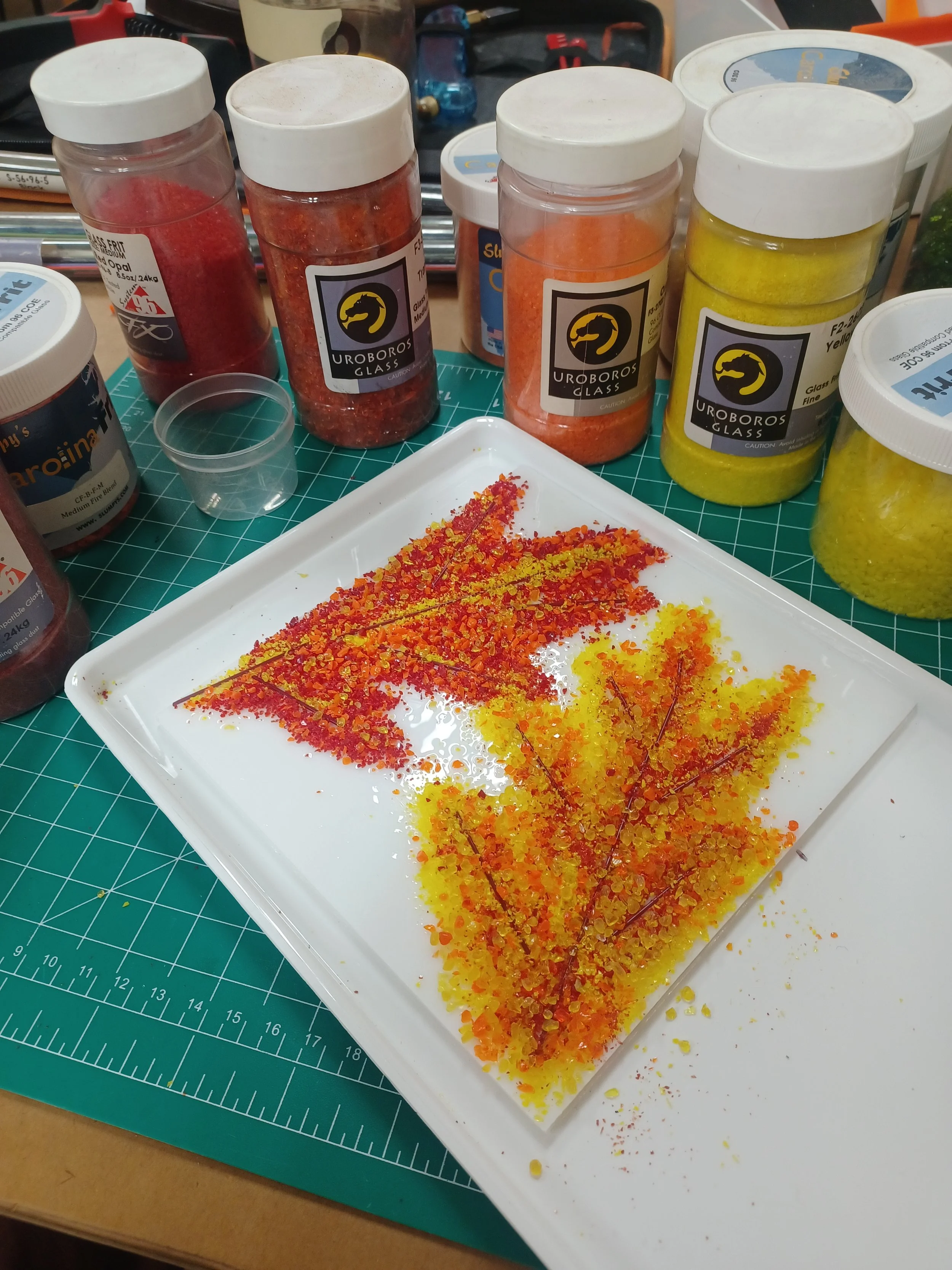 Autumn Collection - Seasonal Fused Glass Workshop (2 hours) Sunday Morning Oct 18th 10am-12pm