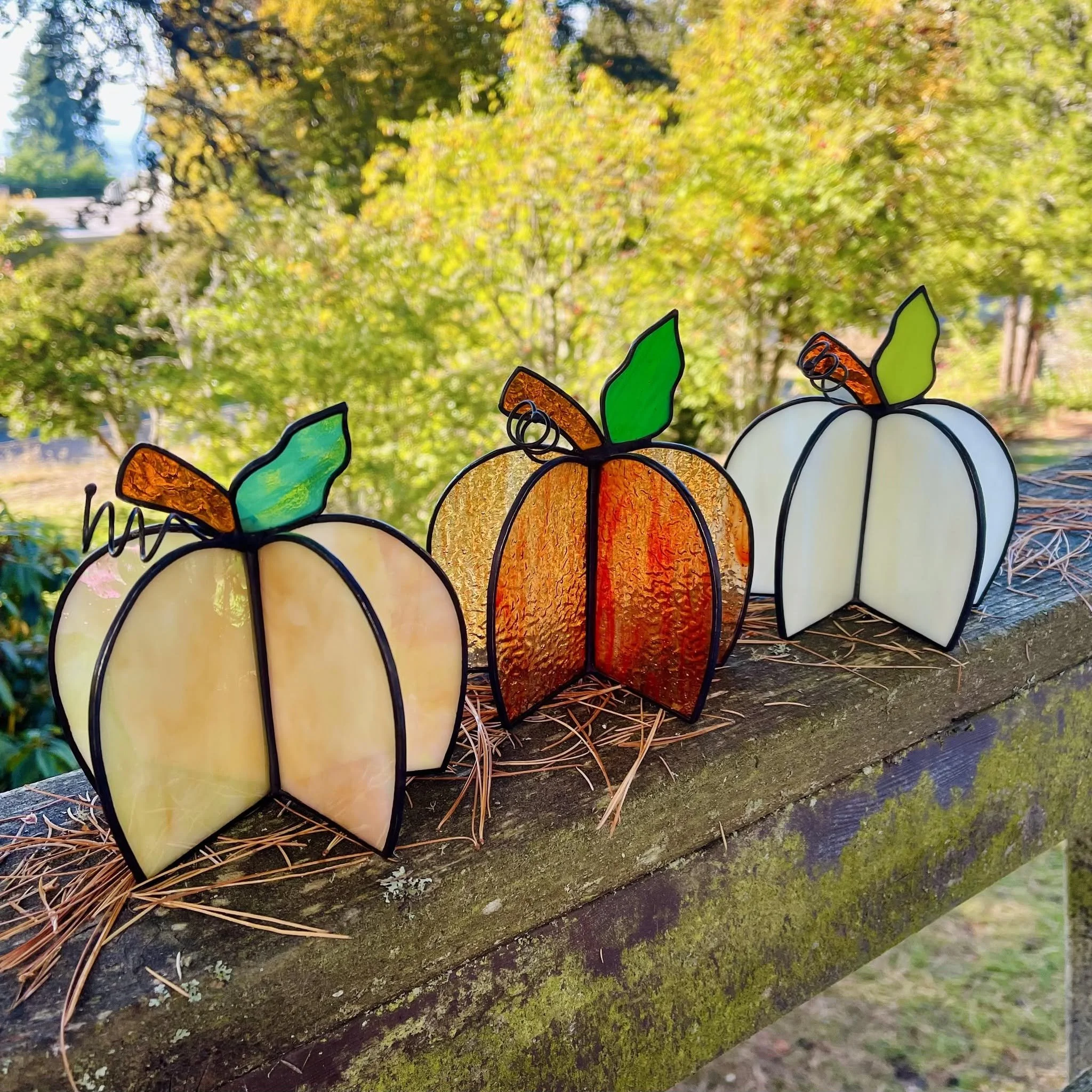 FALL WKSP: 3D Stained Glass Pumpkins, Monday - 10/5 2:00pm-7:00pm
