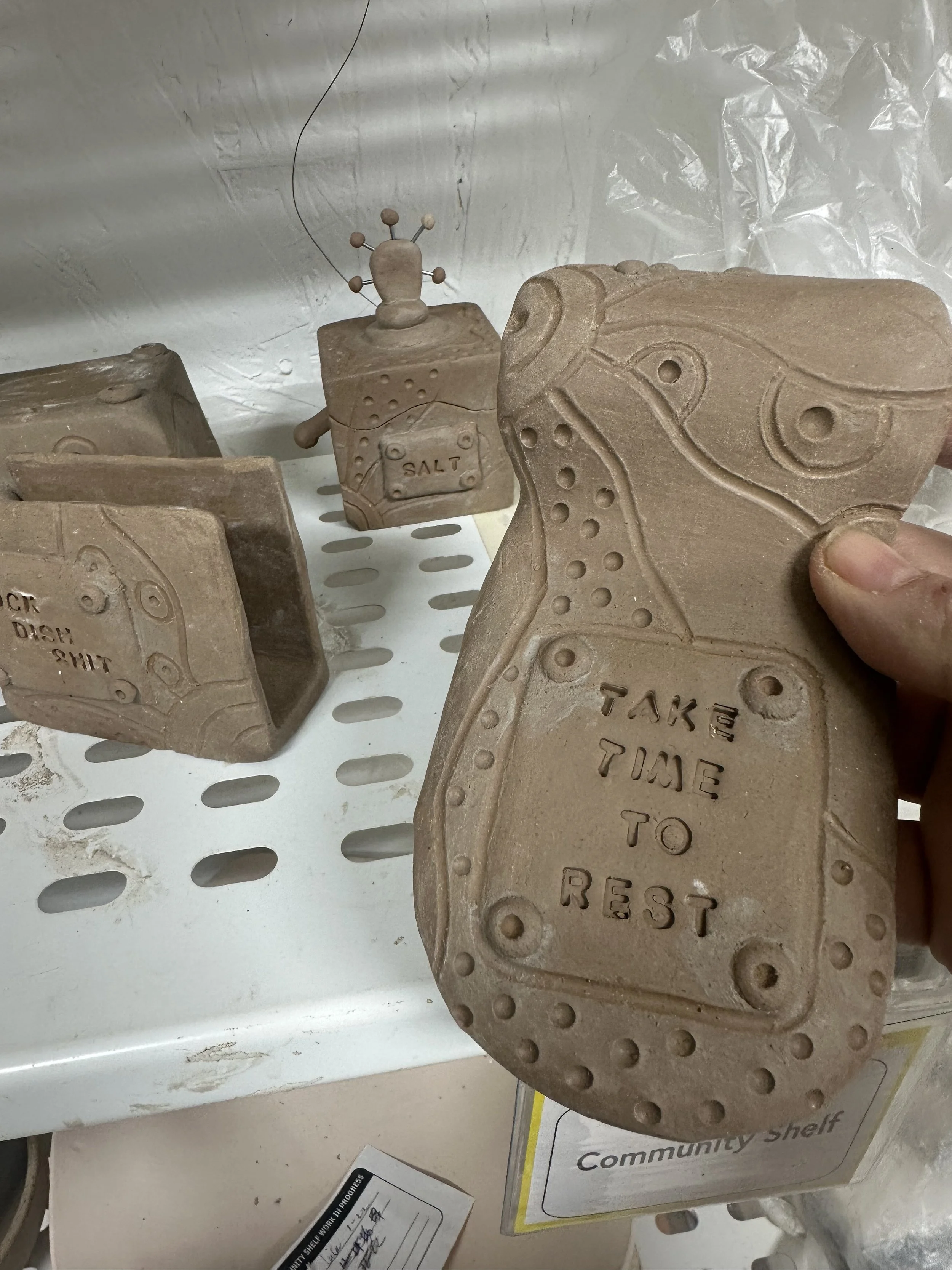 Beginner Hand-building and Sculpture with Melinda - Saturday Mornings, 11/7-12/12, 10:00am - 1:00pm 
