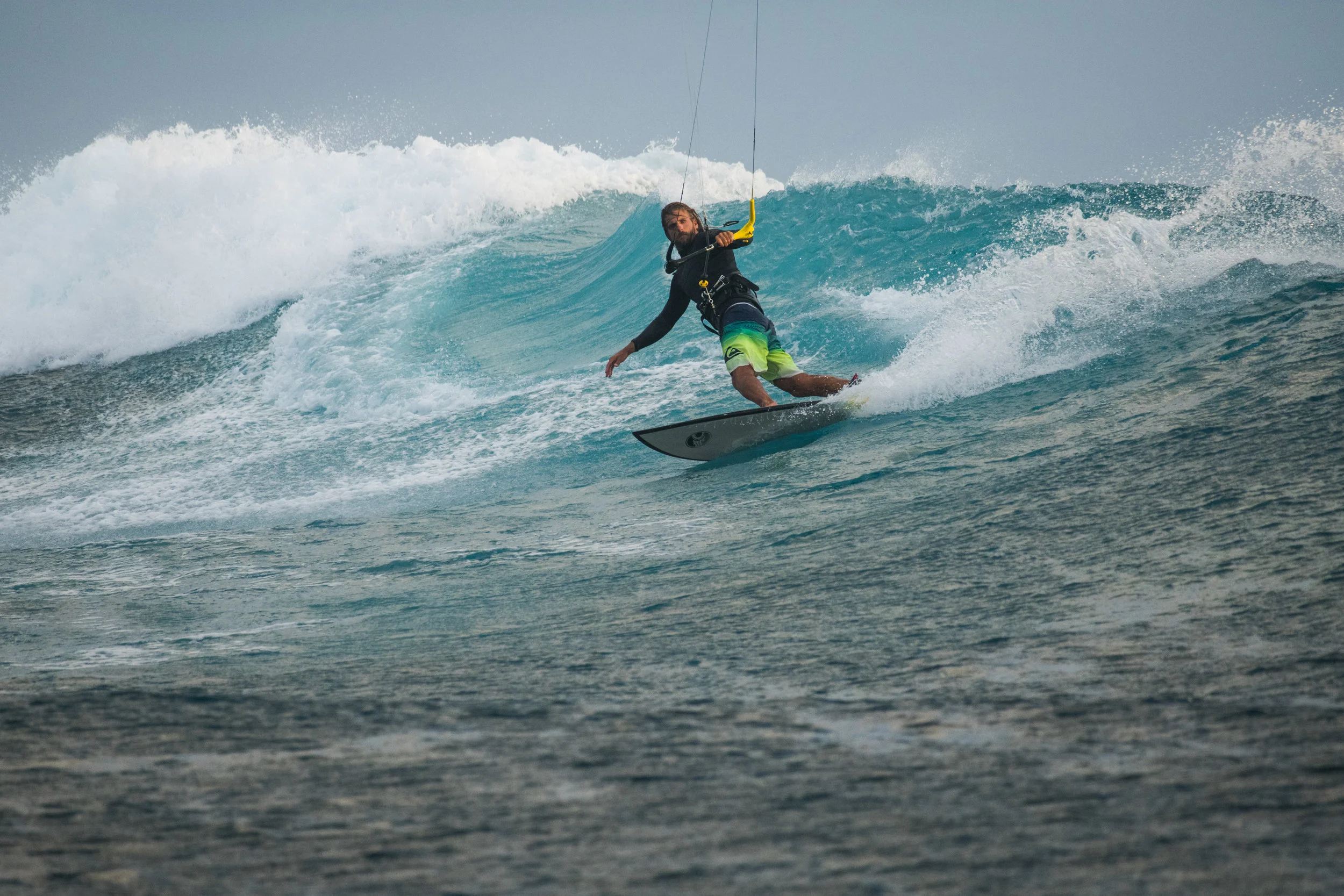 Wave riding tip for kitesurfing on Maui