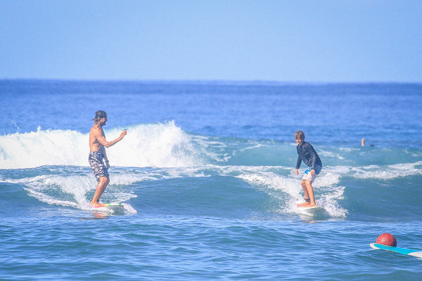 #internationalsurfingday last Summer with my boy. Quality time in the waves. #summer #summerfun #summertime #waves #surf #surfing #surfer #schoolsout #maui #mauitruenorth