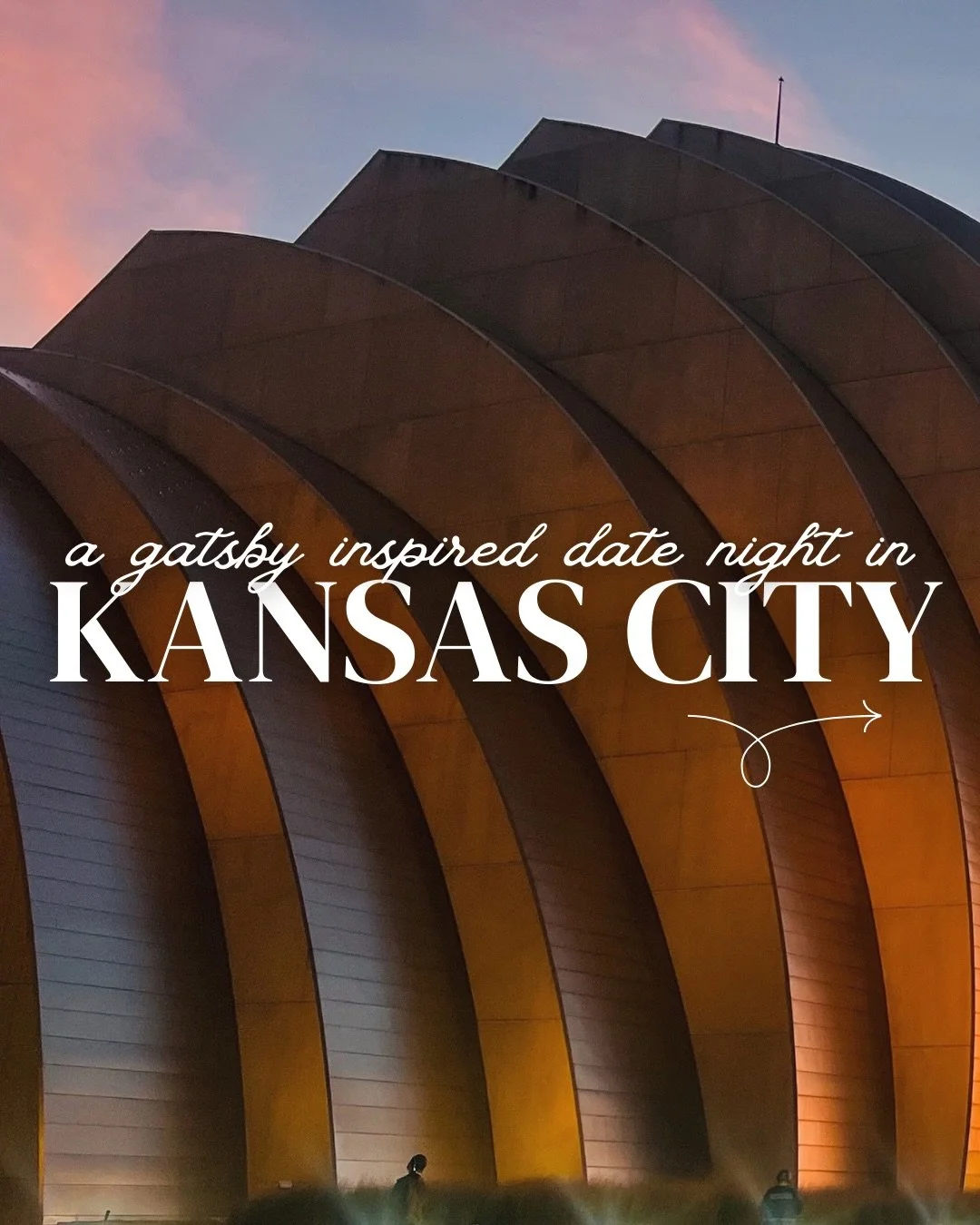 Here&rsquo;s how to have a Gatsby inspired date night in Kansas City, old sport 🥂✨

✨ Get dolled up in your vintage best (my coat is a Facebook Marketplace find 👀)
🥂 Order a Daisy Buchanan cocktail and dinner at @toms_town 
🍾 See @bwaygatsby musi