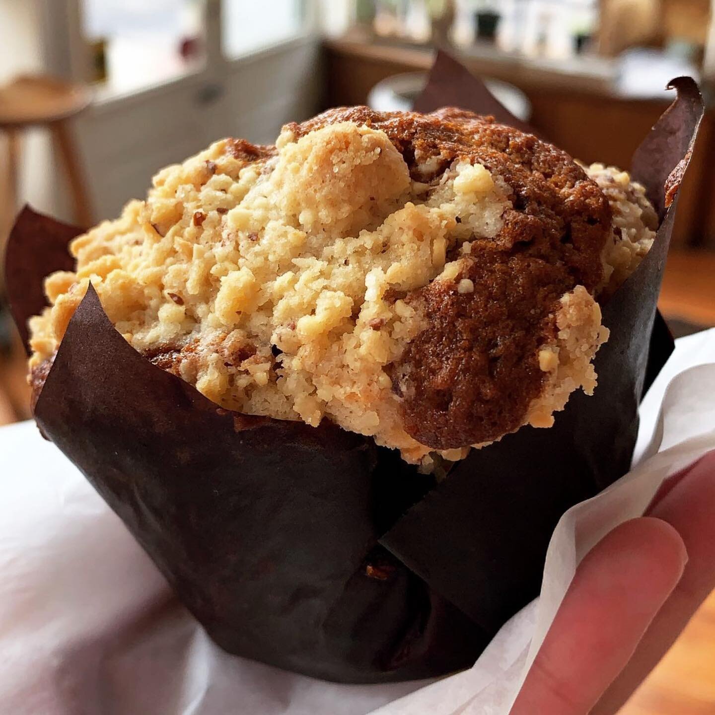 Paul&rsquo;s world famous berry muffins, featuring @mcglasson_farms blackberries, are on the menu all week. made with 100% @centralmilling organic spelt !