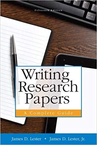 James D. Lester & James D. Lester, Jr., Writing Research Papers: A Complete Guide