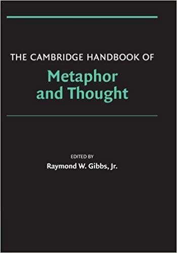 Raymond W. Gibbs (ed), The Cambridge Handbook of Metaphor and Thought