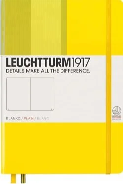LEUCHTTURM1917, Plain Lemon Hardcover Notebook - A5 - 251 Numbered Pages  (Copy)