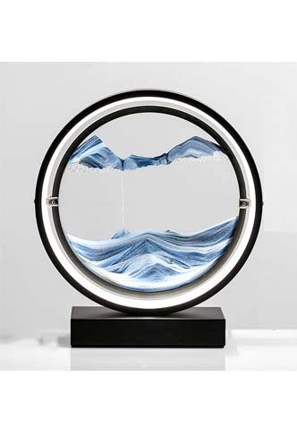 Moving Sands Art, Dynamic Quicksand Desktop - LED and Rotational