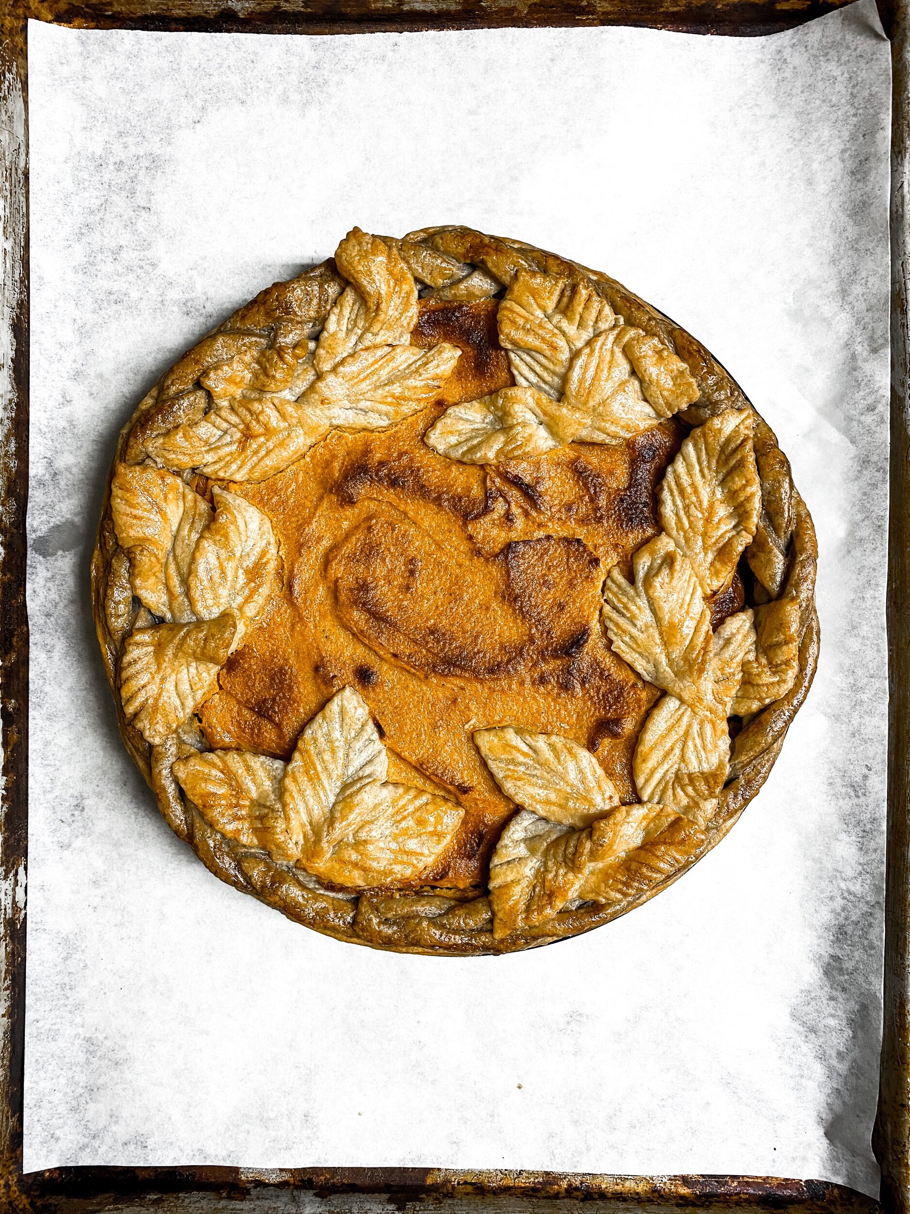 Sweet Potato &amp; Coconut Pie