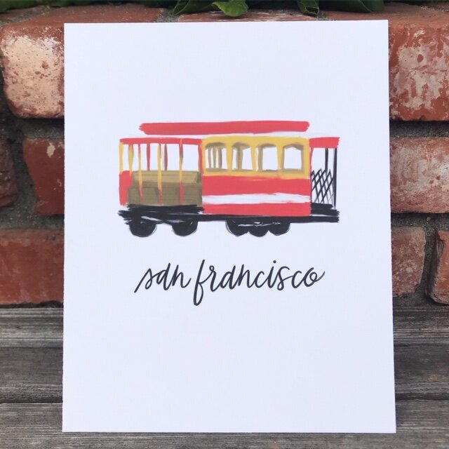 SF Cable Car Print