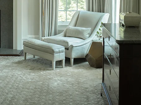  Some carpets create an oasis. 