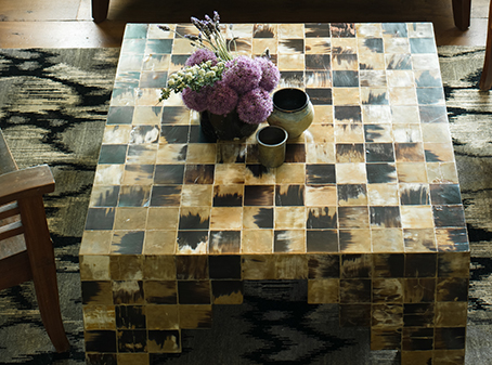  Loose Ikat to play with natural texture. 