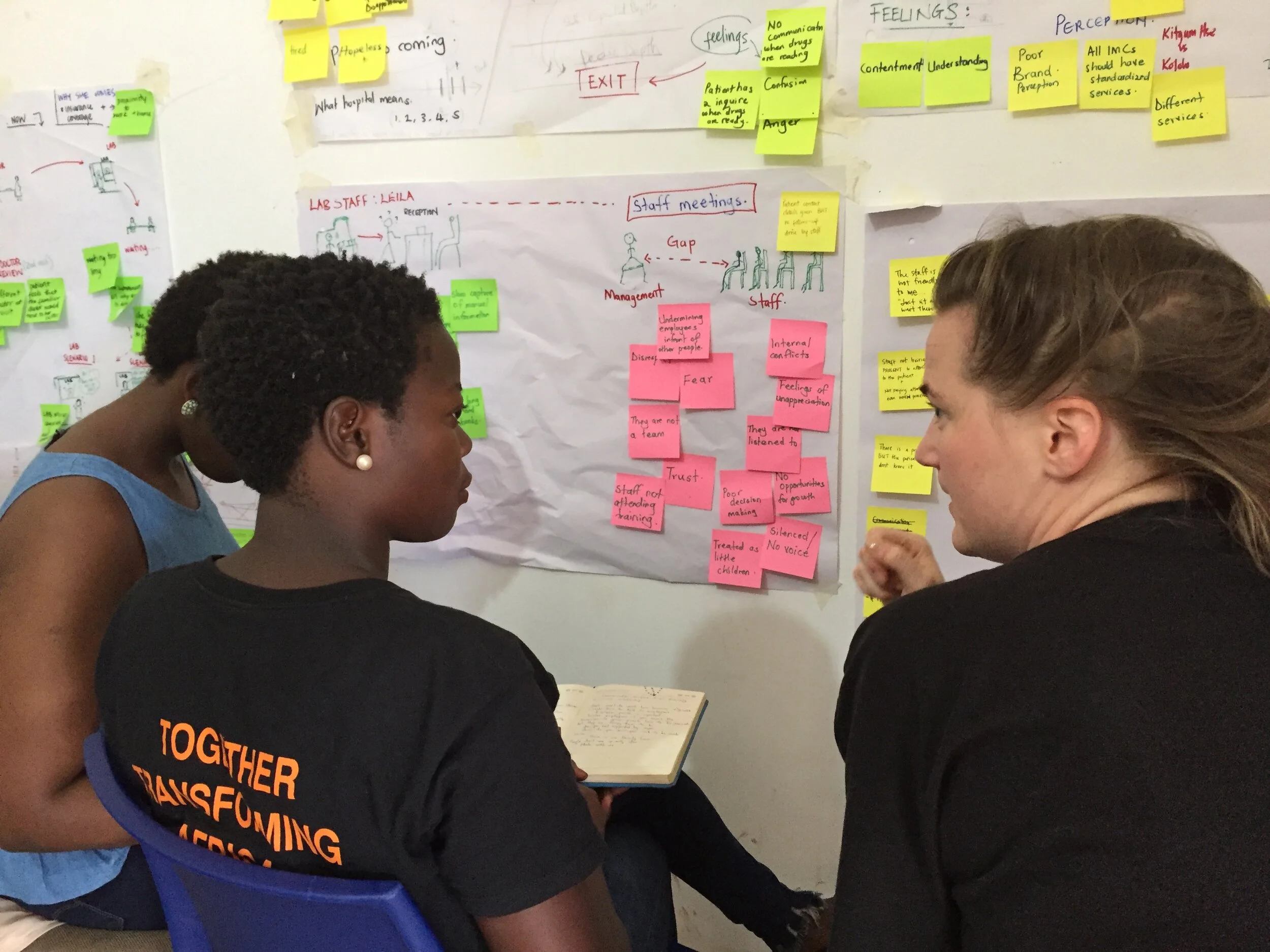  Our team was assisted from our colleagues in Norway for one week of the fellowship, where the visiting designer shared their experience with service design project working for DesignIT.  It was a great learning experience for both sides!    
