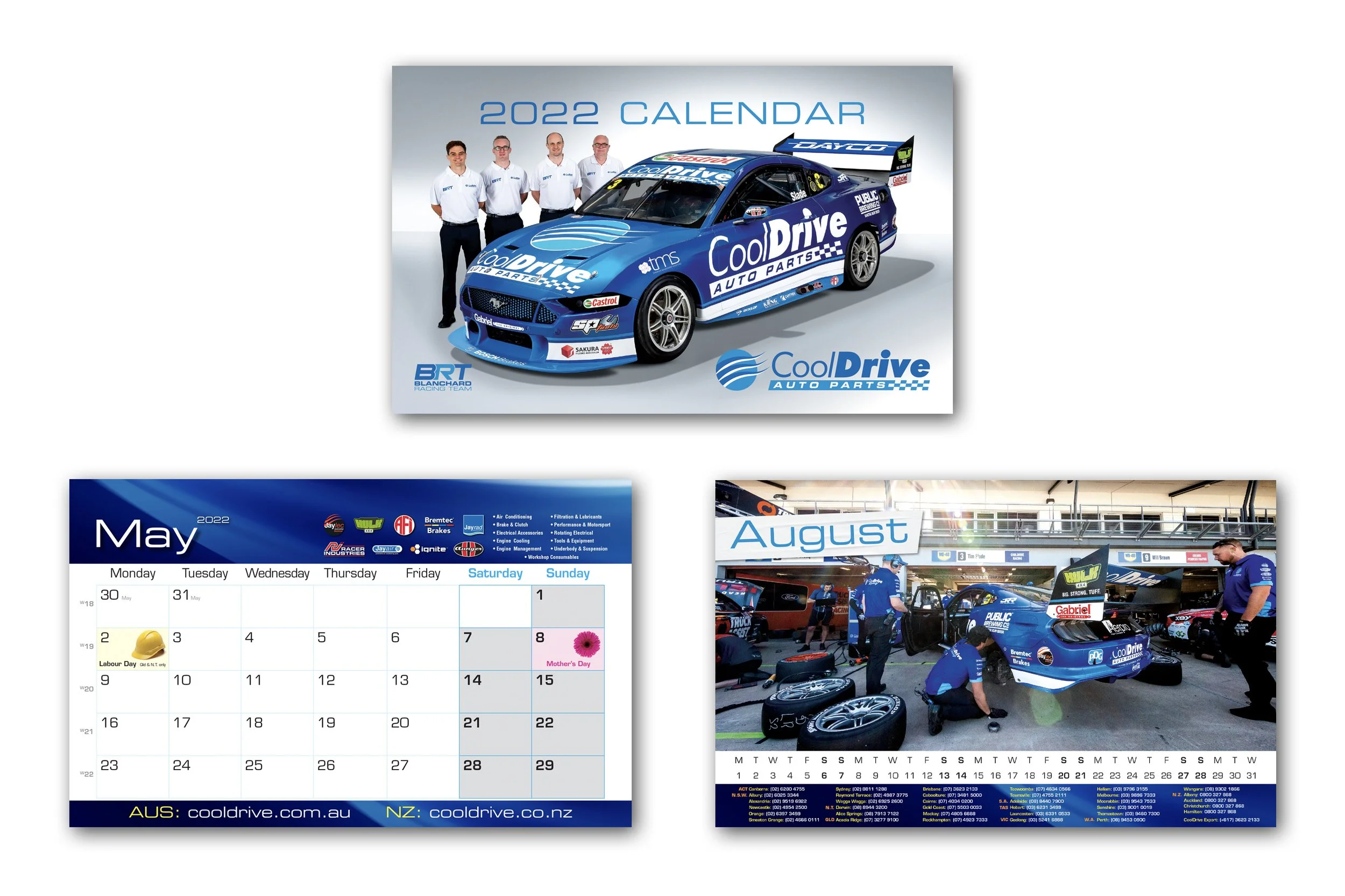 2022 BRT & CoolDrive Desk Calendar