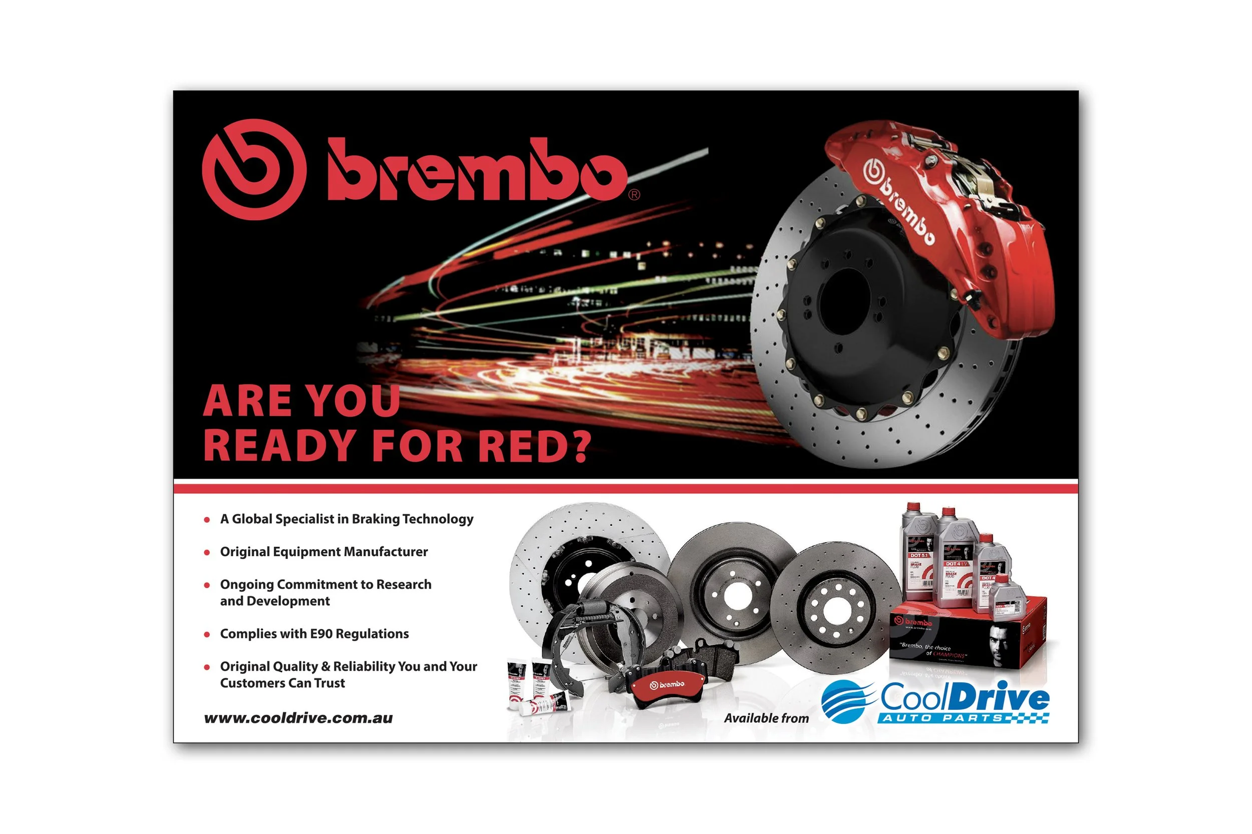 Brembo Brakes available from Cooldrive