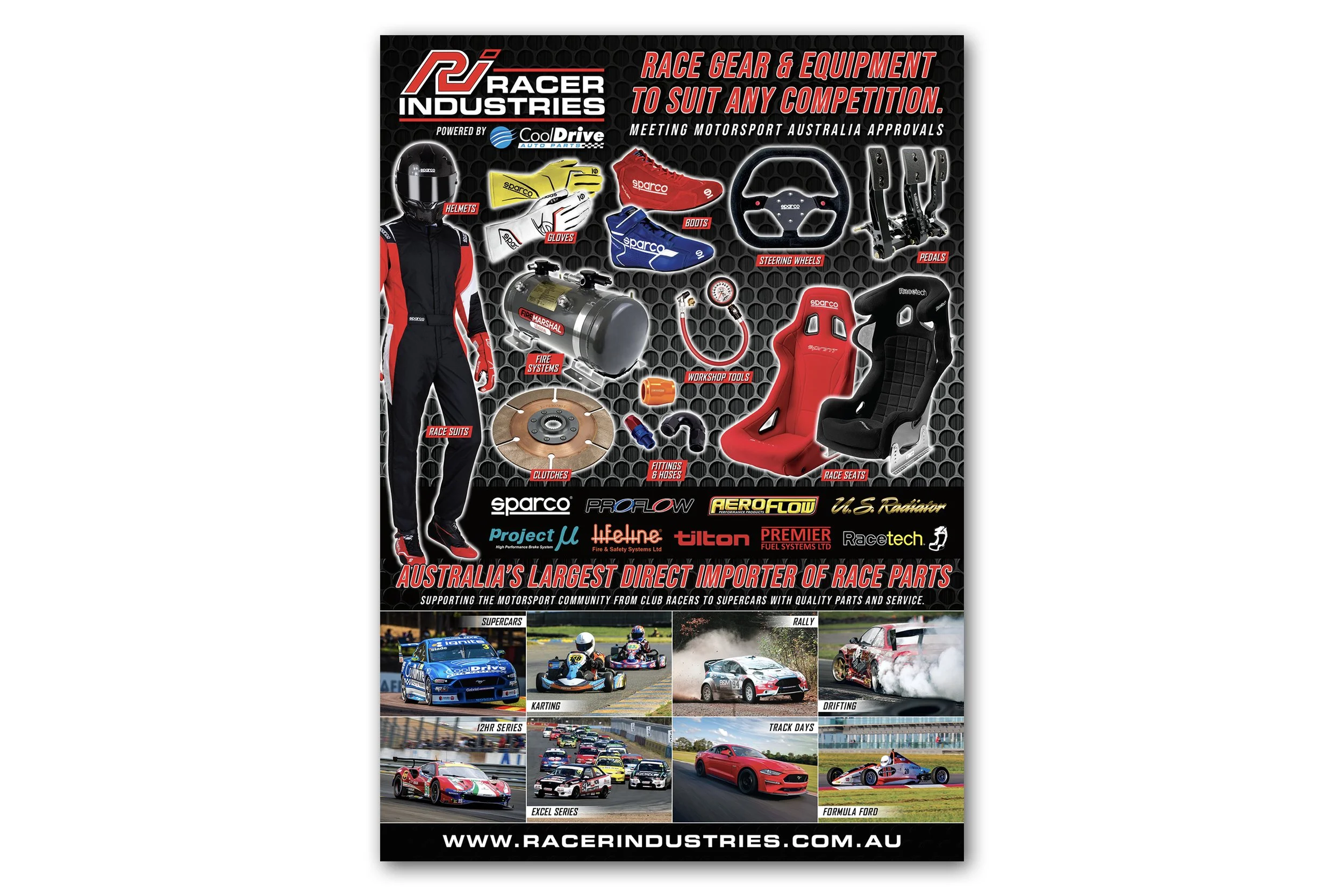 Racer Industries Full Page Ad