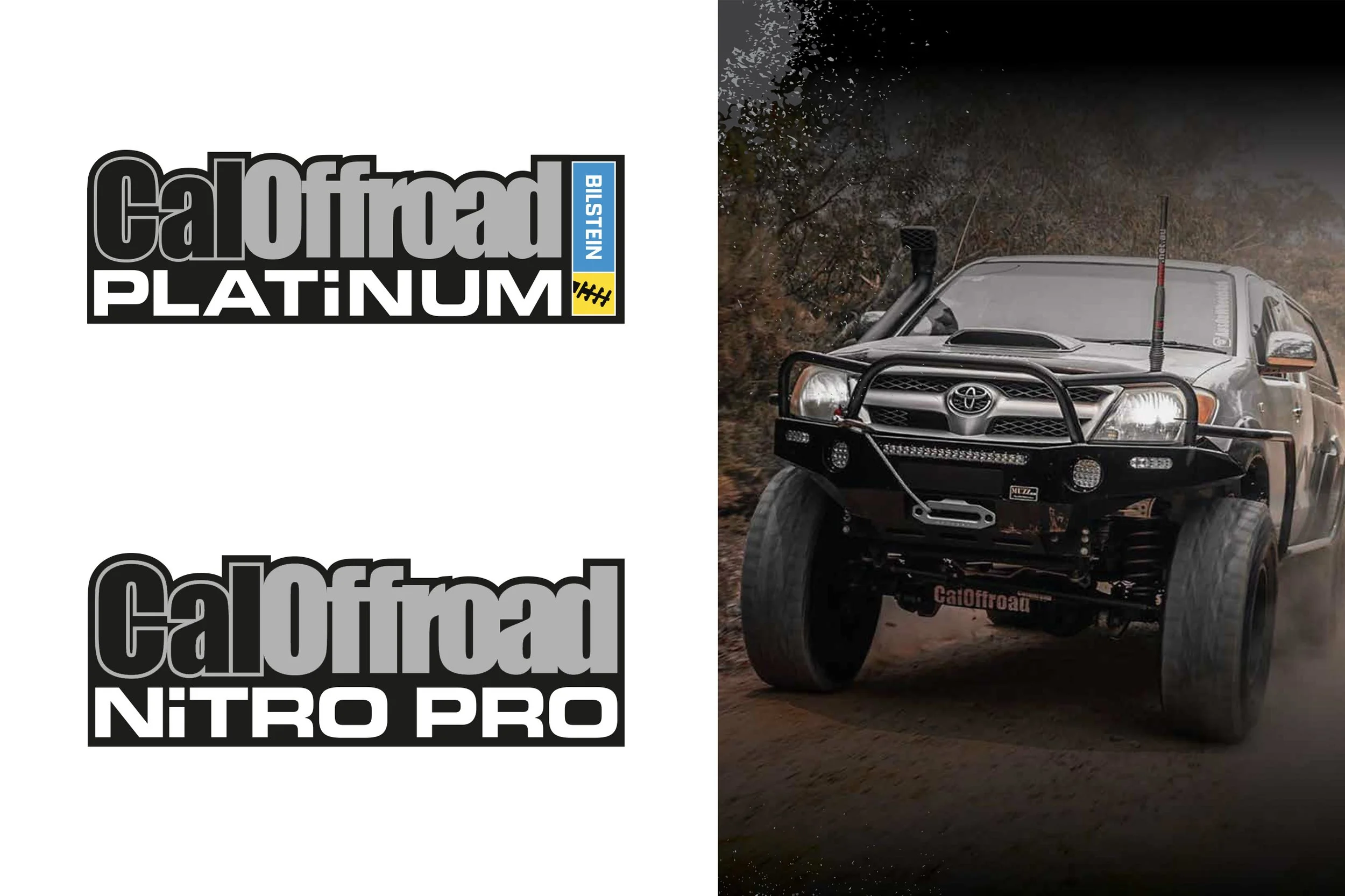 CalOffroad Brand logo to include PLATiNUM & NiTRO PRO Range