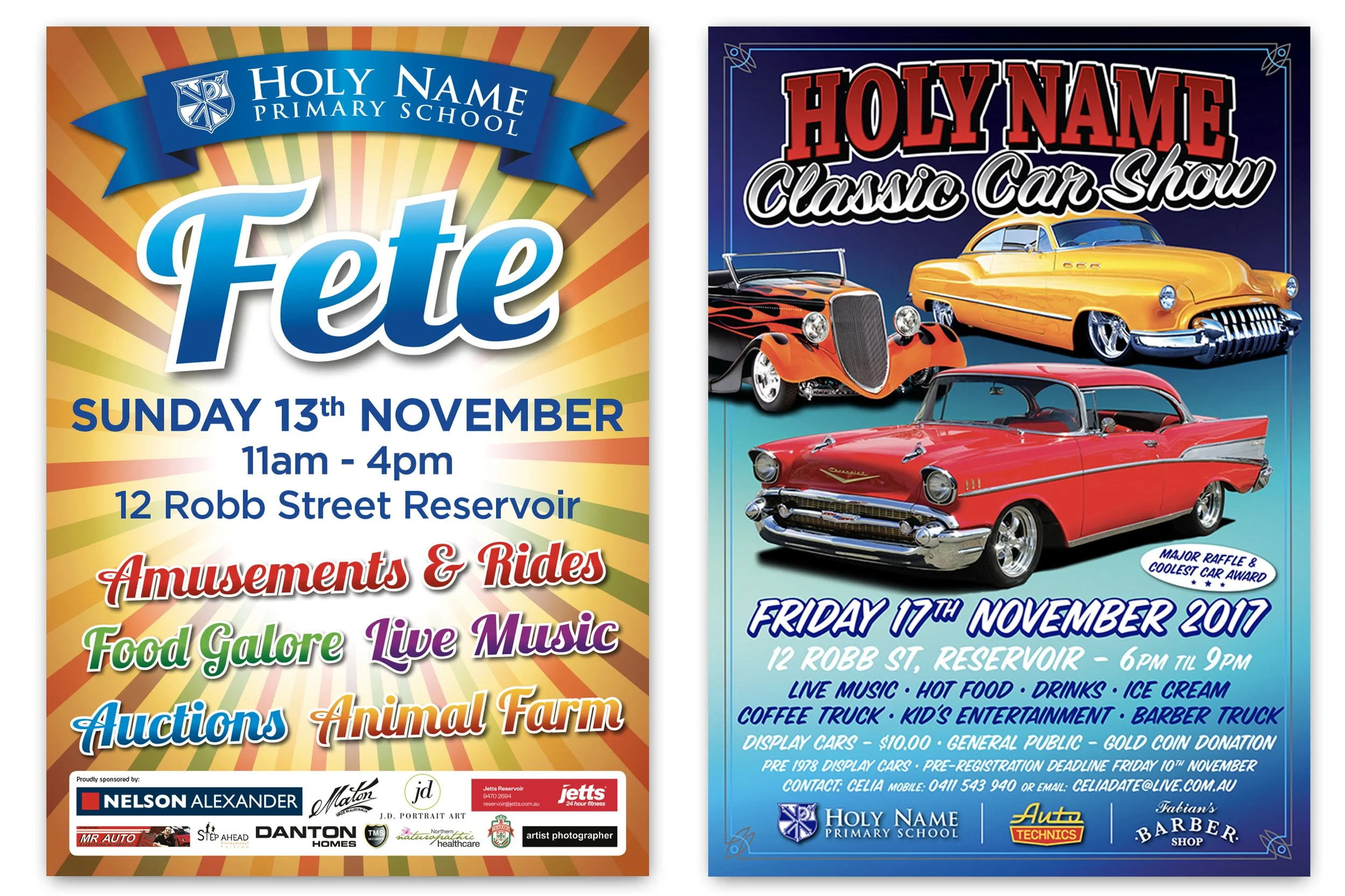 Holy Name Primary School Promotional Posters & Billboard Advertisements