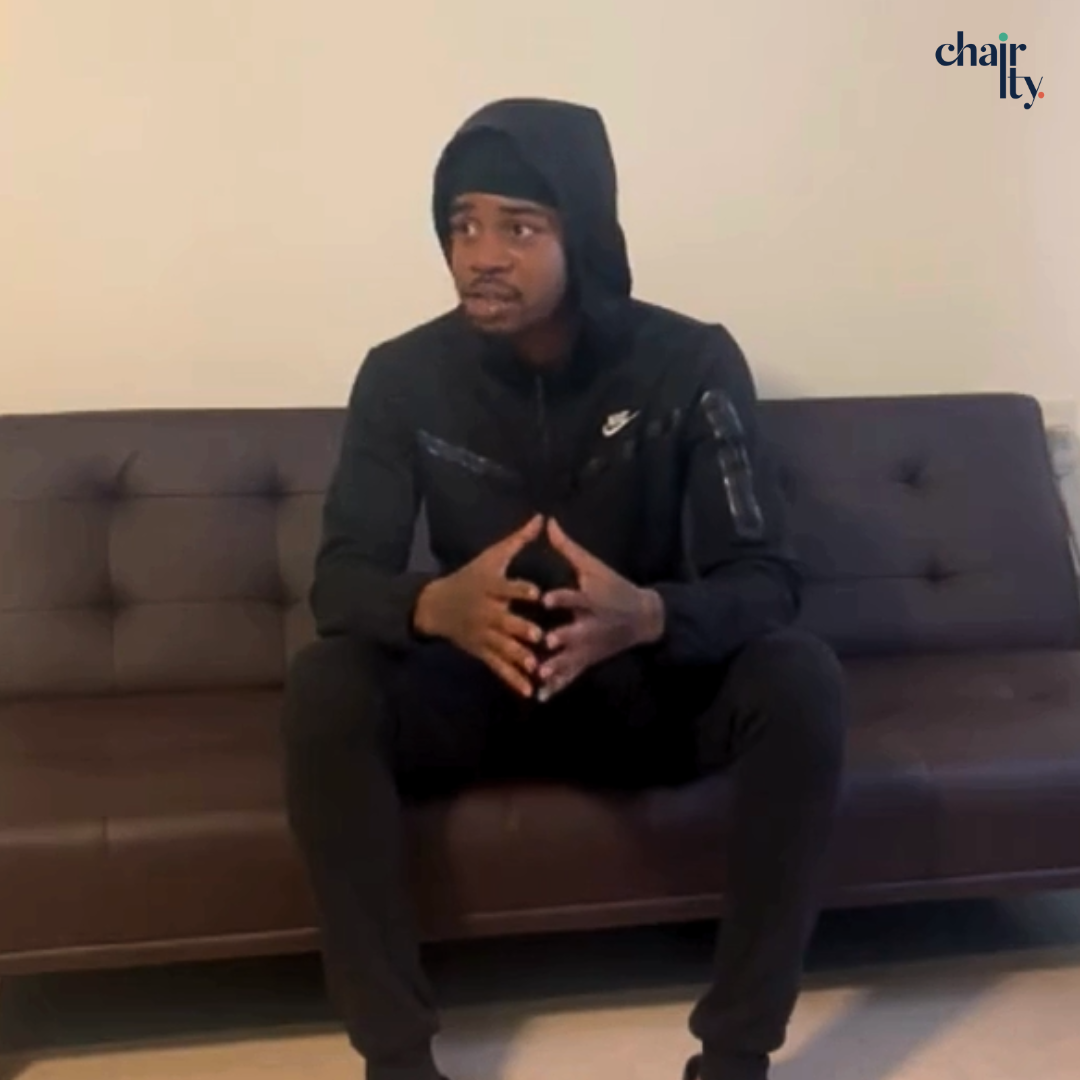 Chair-ity Interview with Samuel