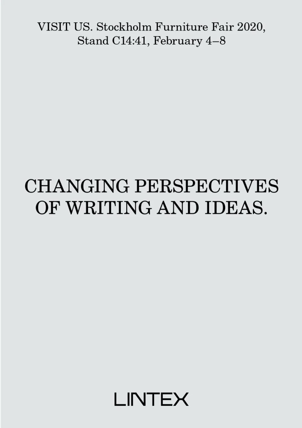 Stockholm Furniture Fair 2020