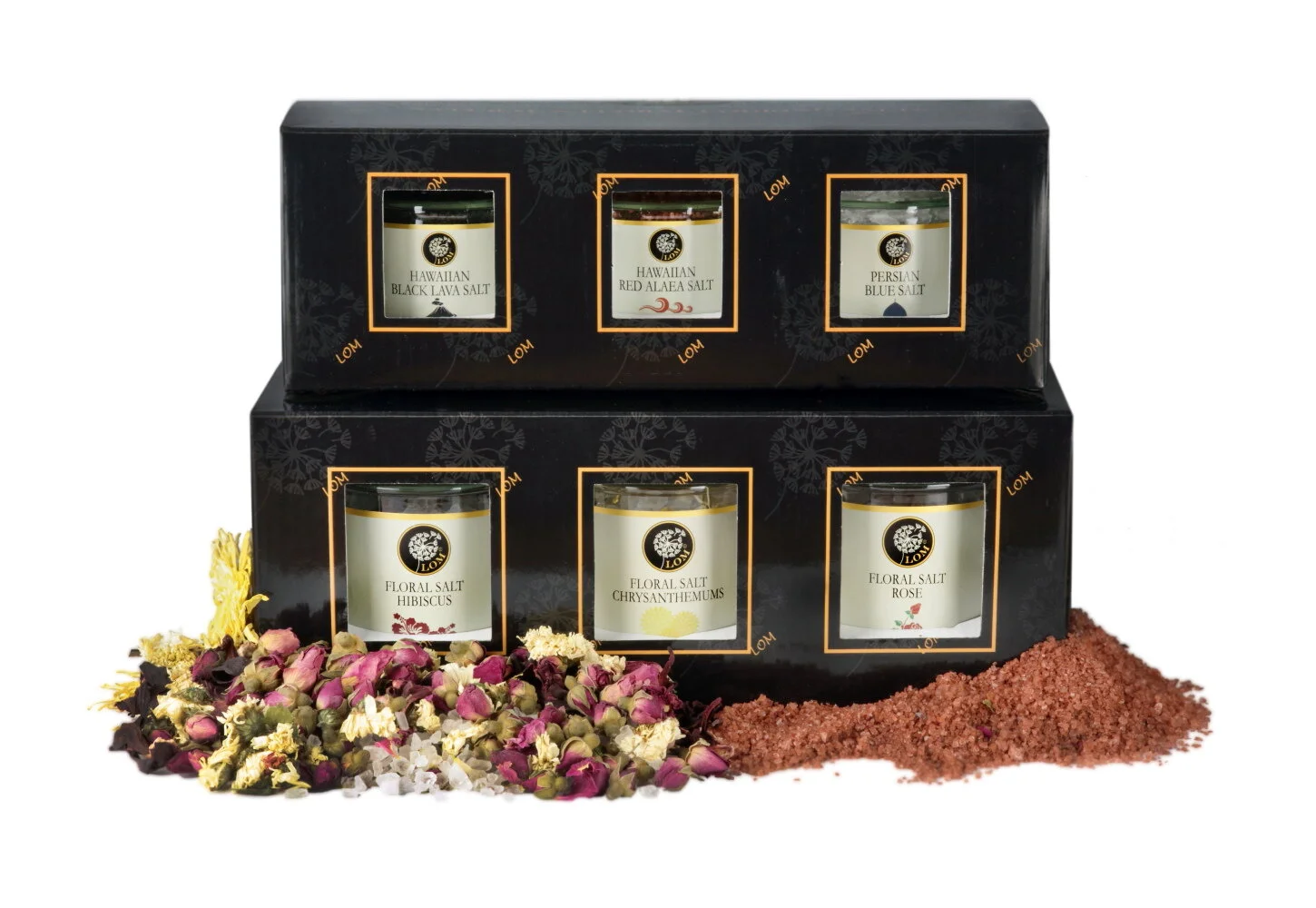 Natural &amp; Floral Salt Gift Box Set