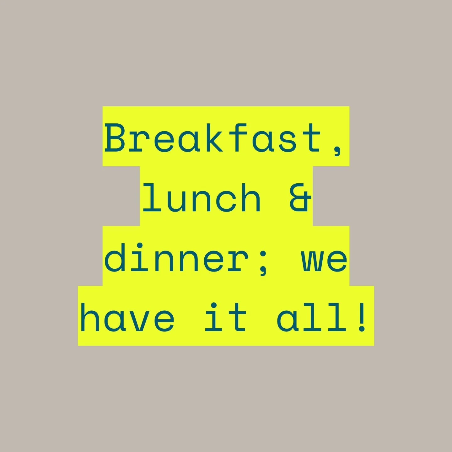 What is your favourite: Flät 14 breakfast, lunch or dinner? 🥰