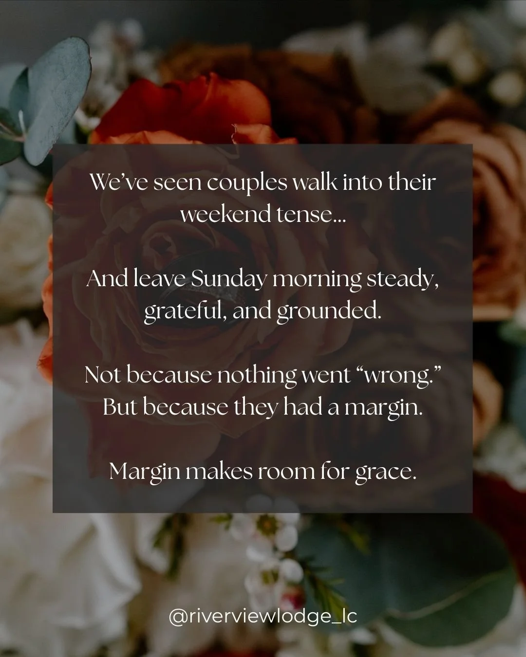 𝙒𝙚&rsquo;𝙫𝙚 𝙨𝙚𝙚𝙣 𝙘𝙤𝙪𝙥𝙡𝙚𝙨 𝙬𝙖𝙡𝙠 𝙞𝙣𝙩𝙤 𝙩𝙝𝙚𝙞𝙧 𝙬𝙚𝙚𝙠𝙚𝙣𝙙 𝙩𝙚𝙣𝙨𝙚&hellip;
𝘼𝙣𝙙 𝙡𝙚𝙖𝙫𝙚 𝙎𝙪𝙣𝙙𝙖𝙮 𝙢𝙤𝙧𝙣𝙞𝙣𝙜 𝙨𝙩𝙚𝙖𝙙𝙮, 𝙜𝙧𝙖𝙩𝙚𝙛𝙪𝙡, 𝙖𝙣𝙙 𝙜𝙧𝙤𝙪𝙣𝙙𝙚𝙙.
𝙉𝙤𝙩 𝙗𝙚𝙘𝙖𝙪𝙨𝙚 𝙣𝙤𝙩𝙝𝙞𝙣𝙜 𝙬𝙚𝙣?
