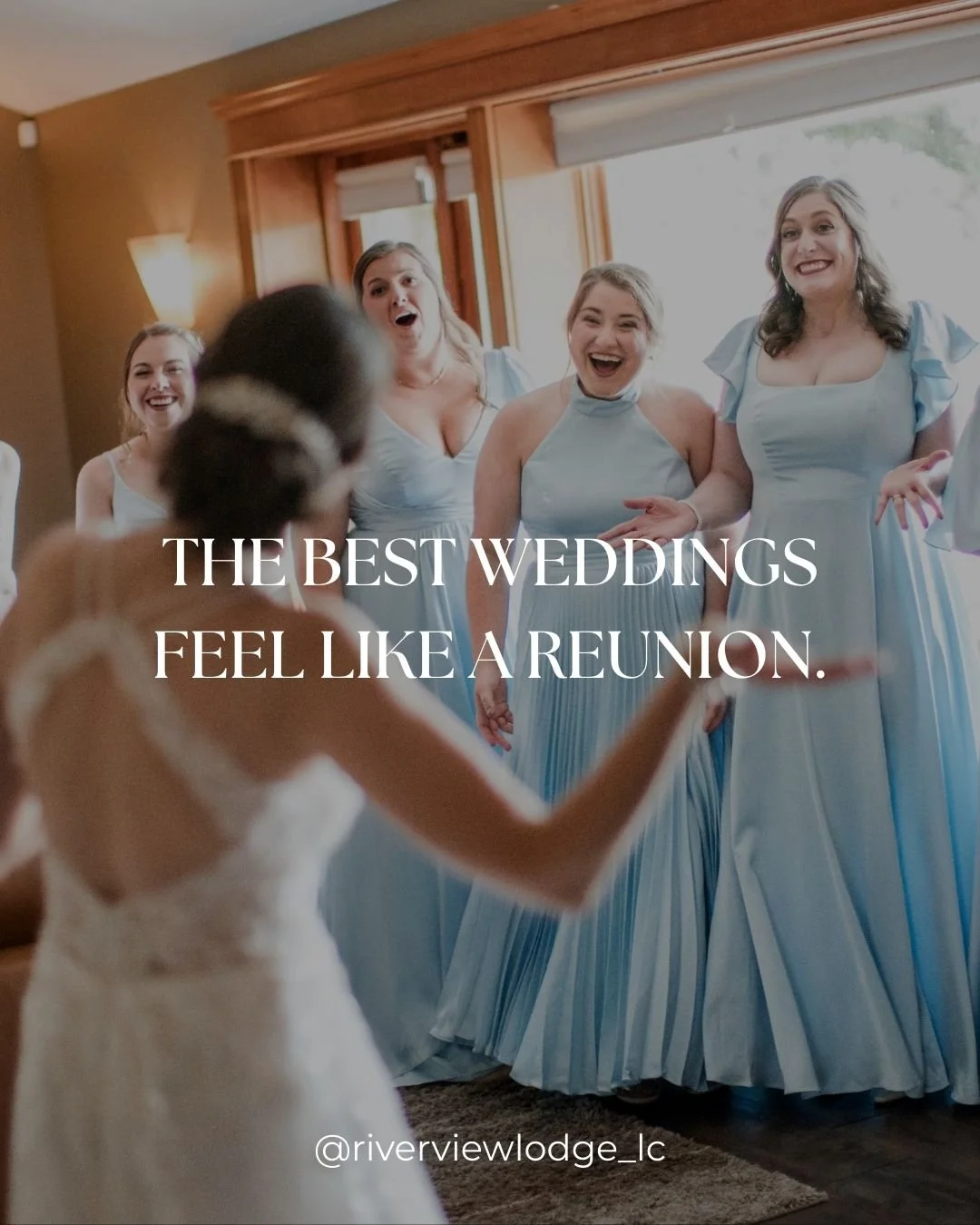 Not a production.
 Not a performance.
Just people you love&hellip; finally having time together.