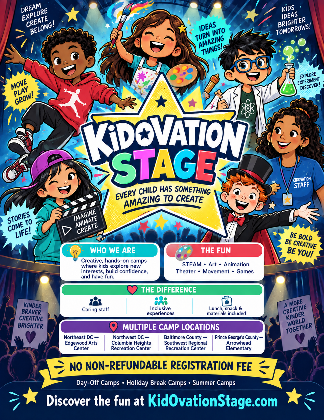 KidOvation Camp Stage Adventure