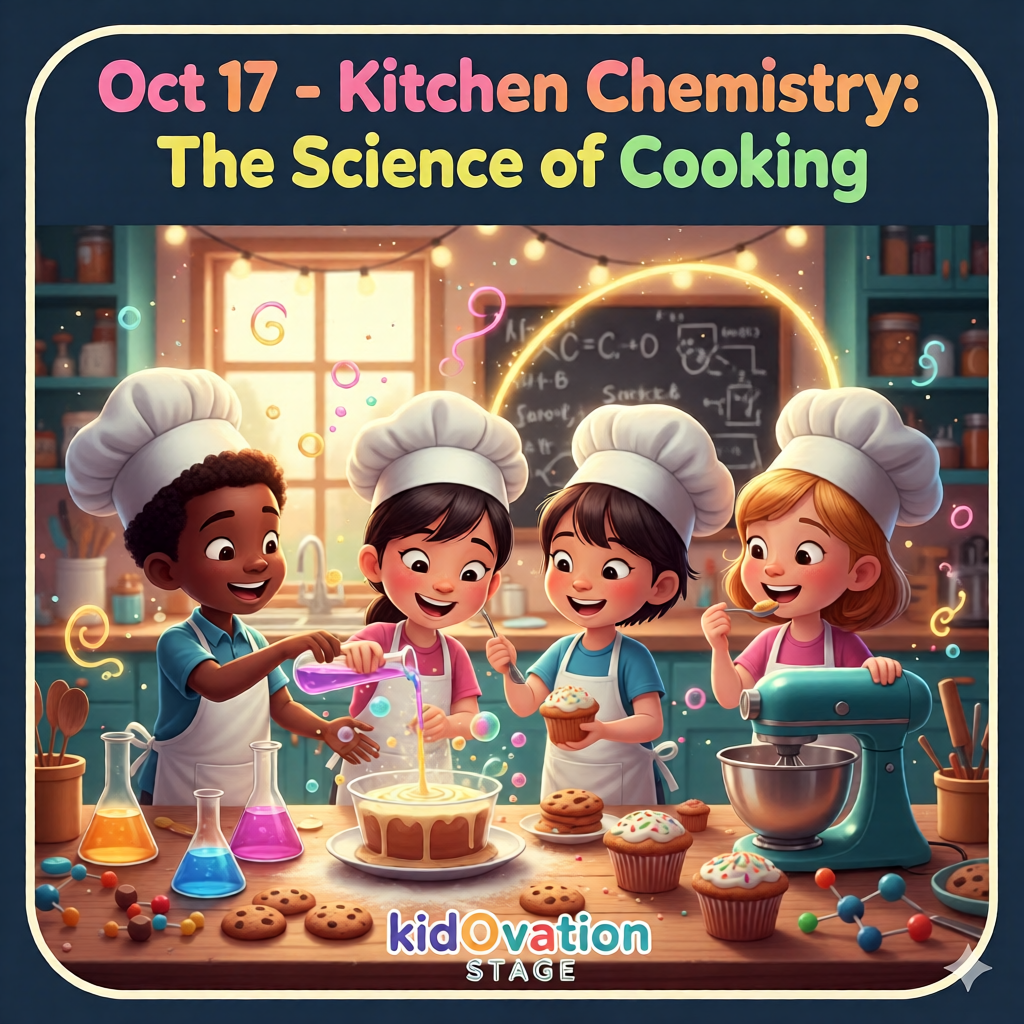 Oct 17- Kitchen Chemistry: The Science of Cooking( SOLD OUT)