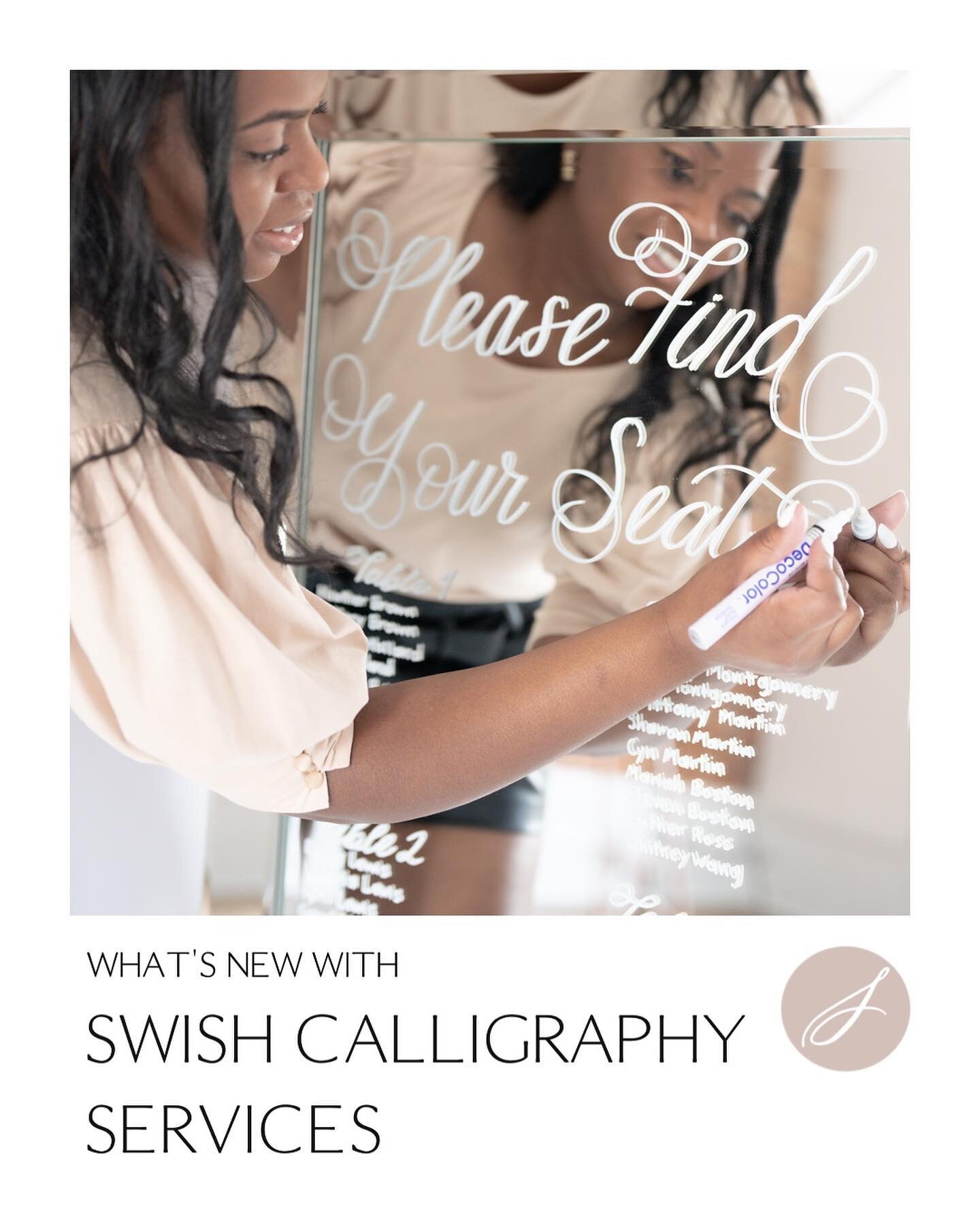 ✨NEW BEGINNINGS✨ SAVANNAH, GEORGIA IS MY NEW HOME!

I look forward to connecting with local Savannah, GA event vendors and clients! I am thankful to continue serving clients across the US!

Read the following Swish Calligraphy updates:

✨PLACE CARDS 