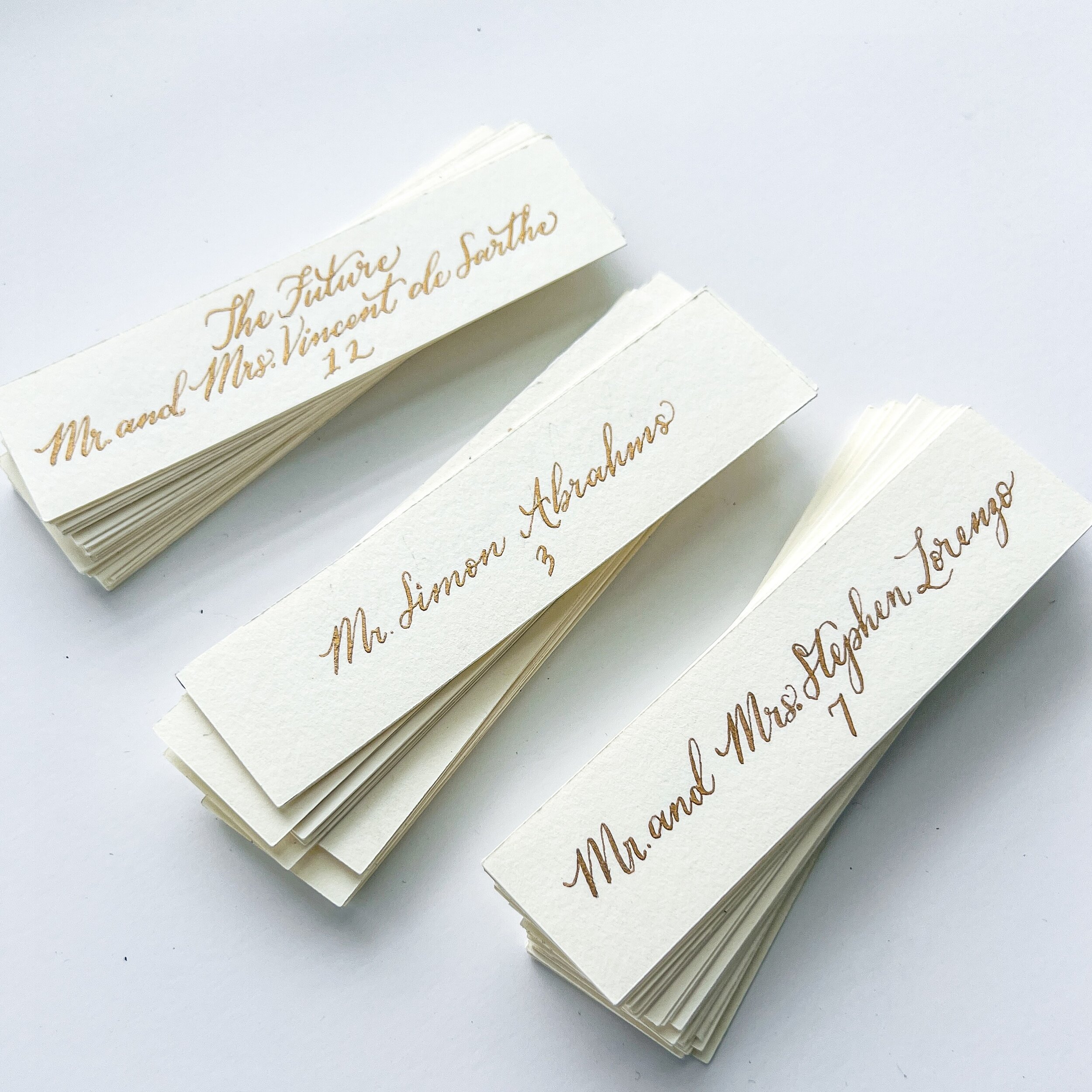 Each escort card is a unique pathway to love, guiding your cherished guests to their seats with personalized elegance. 

This couple requested modern and elegant escort cards their wedding reception, and their goal was to ensure guests felt welcomed 