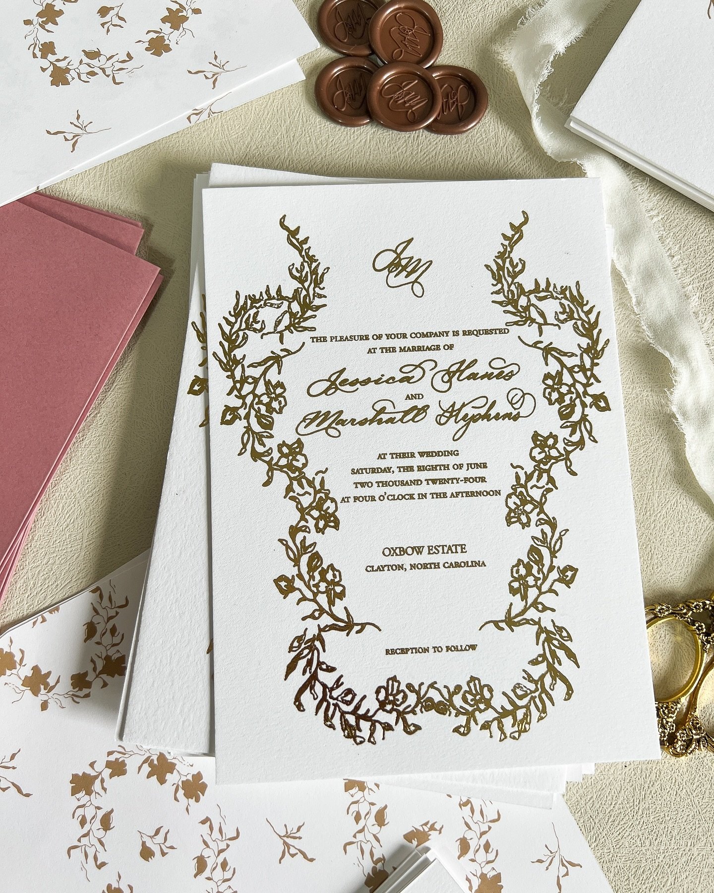 Your invitation is designed custom for you! Your stationery experience begins with me here:

Step 1: The Consultation
The invitation experience begins with a consultation to discuss your event vision and the type of invitation you would like.

Step 2