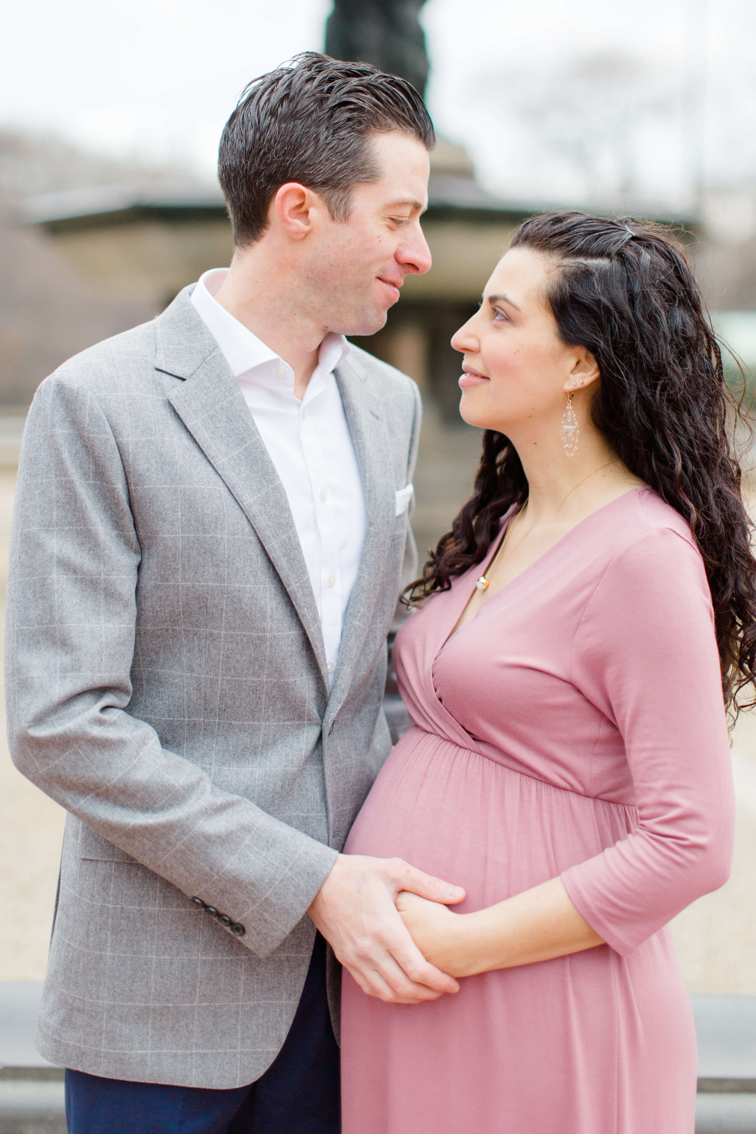 Central Park Maternity Pictures featured by top Central Park NYC Photographer, Jacqueline Clair Photography.