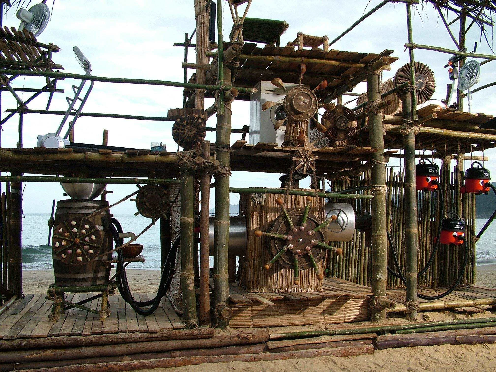 Bamboo machine
