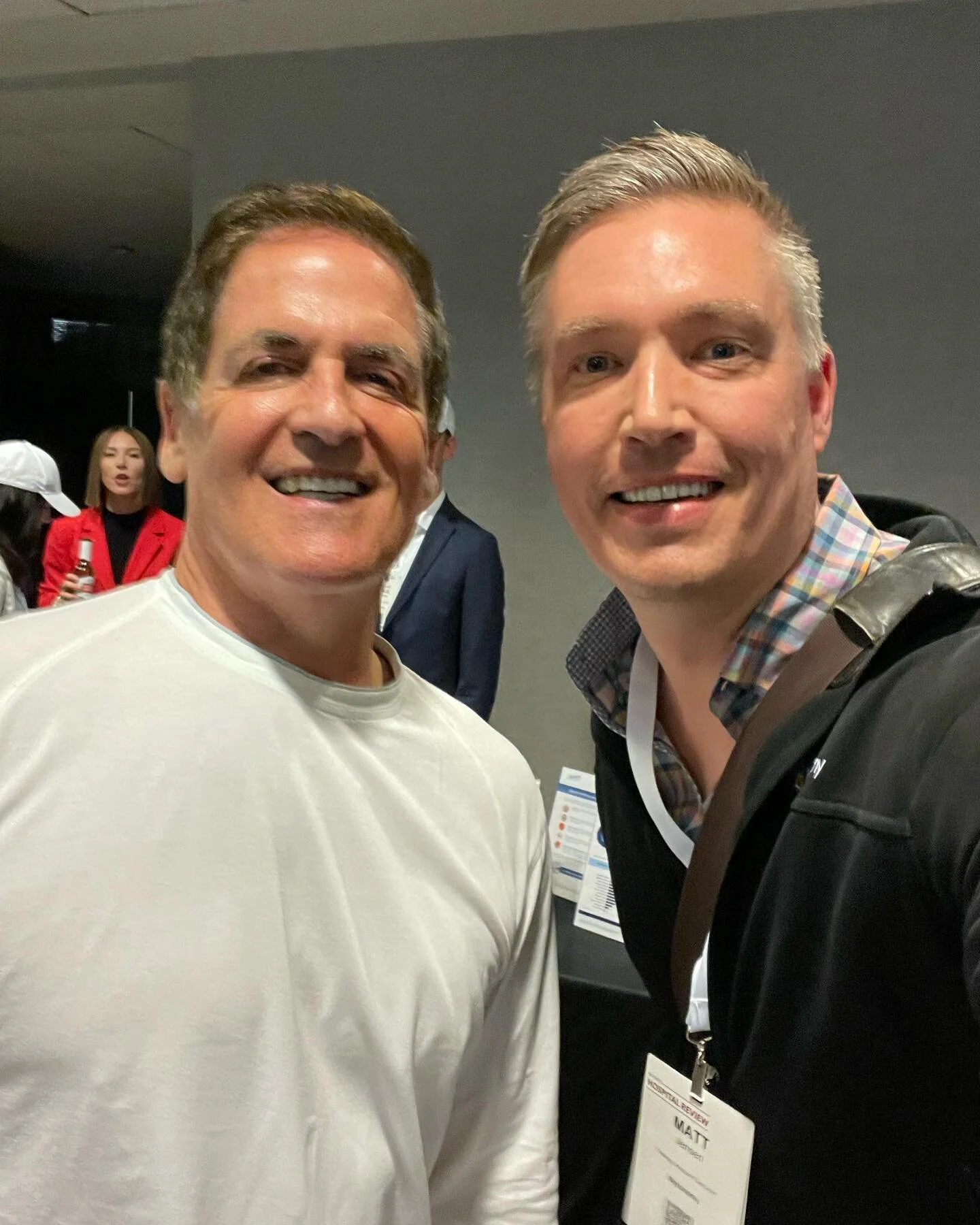 That time I took a selfie with Mark Cuban 🦈💥🚀