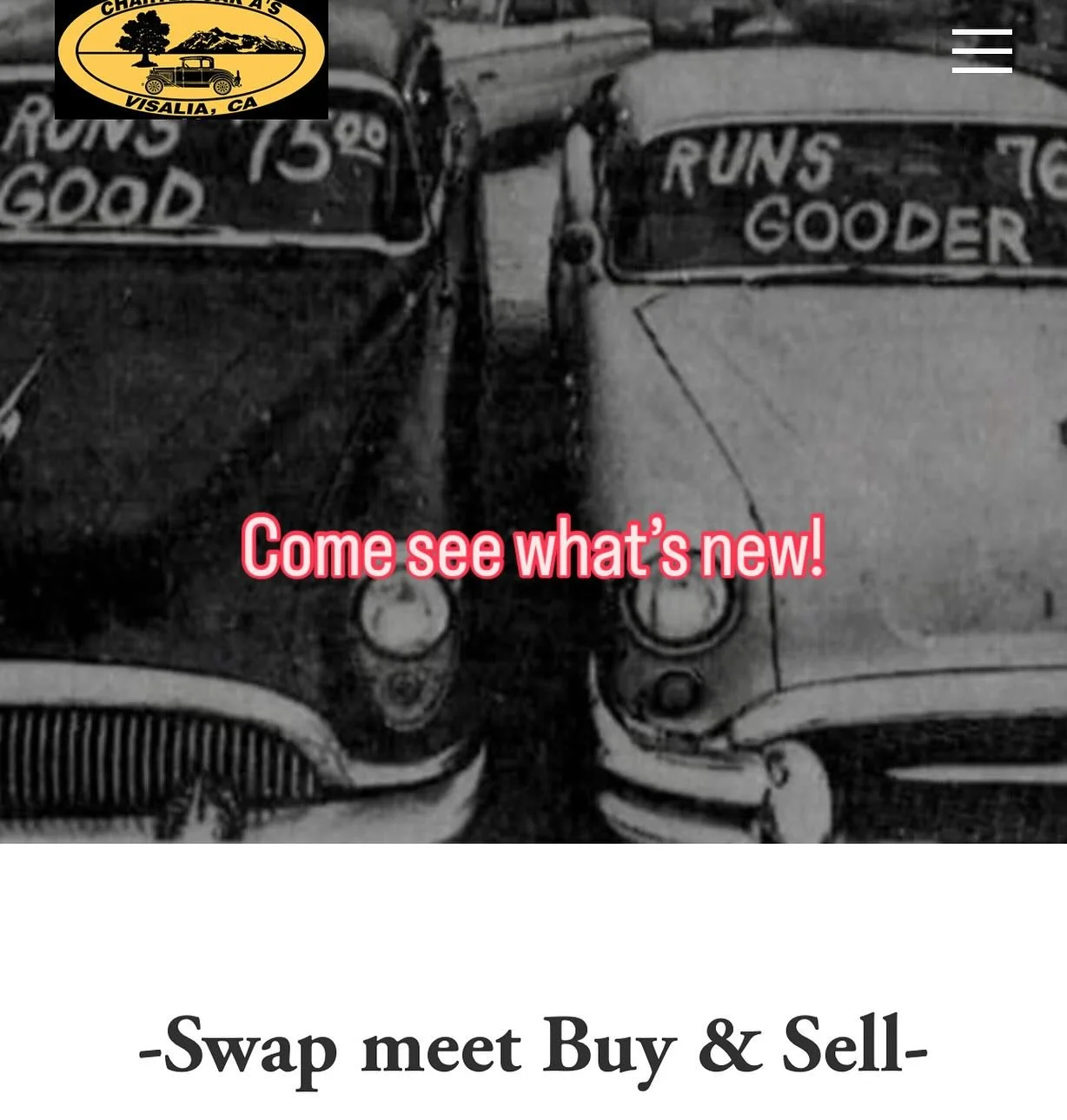 https://www.charteroakas.org/swap-meet link in bio.